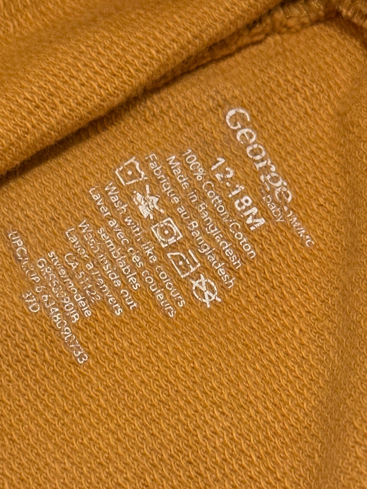 George Baby Tan Cargo Jogger Pants 12-18M