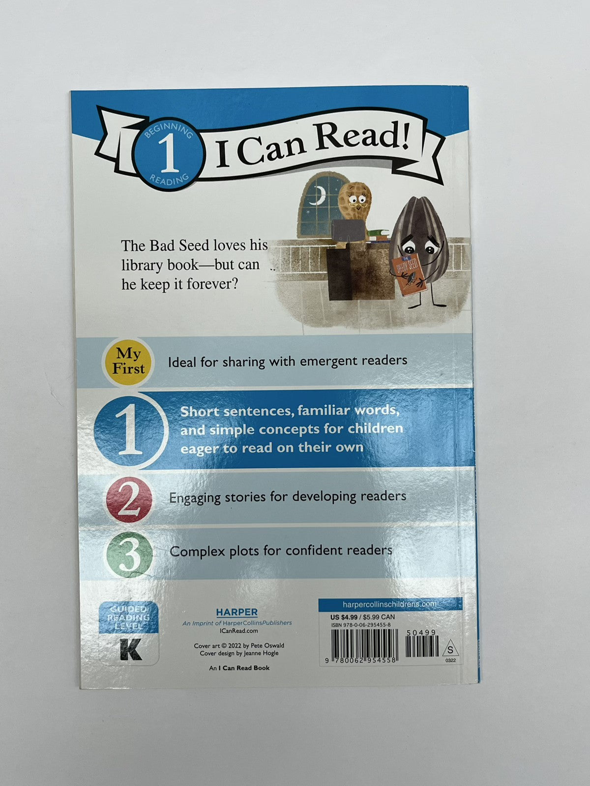 Jory John The Bad Seed Goes to the Library