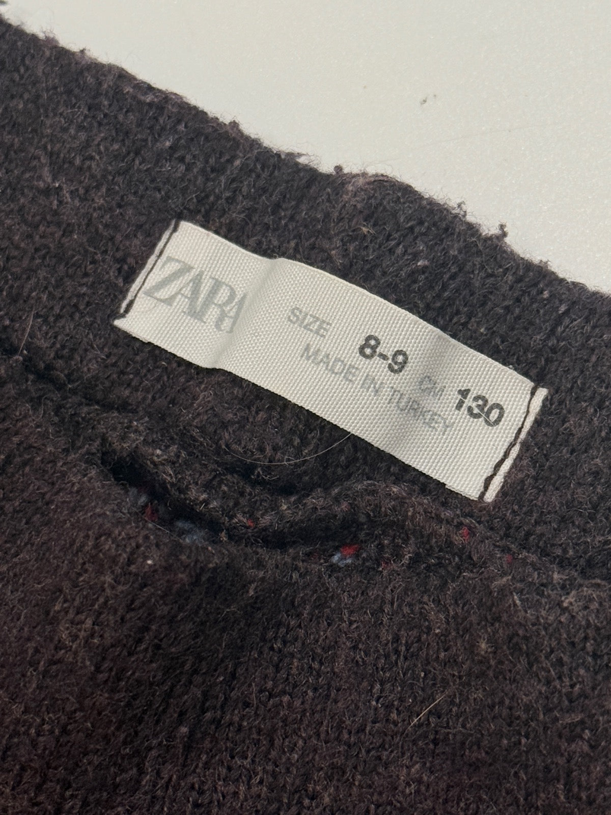 Zara Fair Isle Knit Pants Size 8