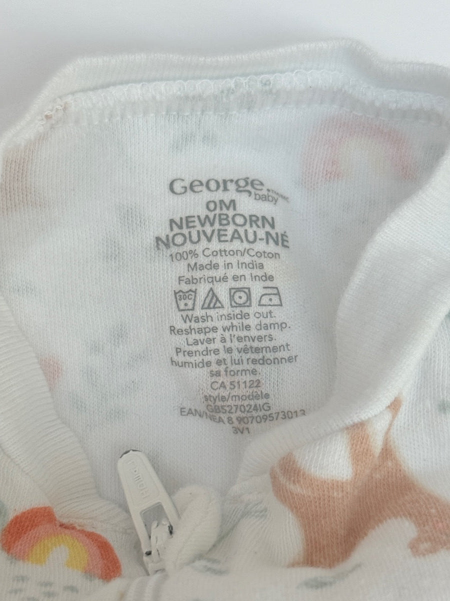 George Baby Woodland Animal Sleeper Newborn