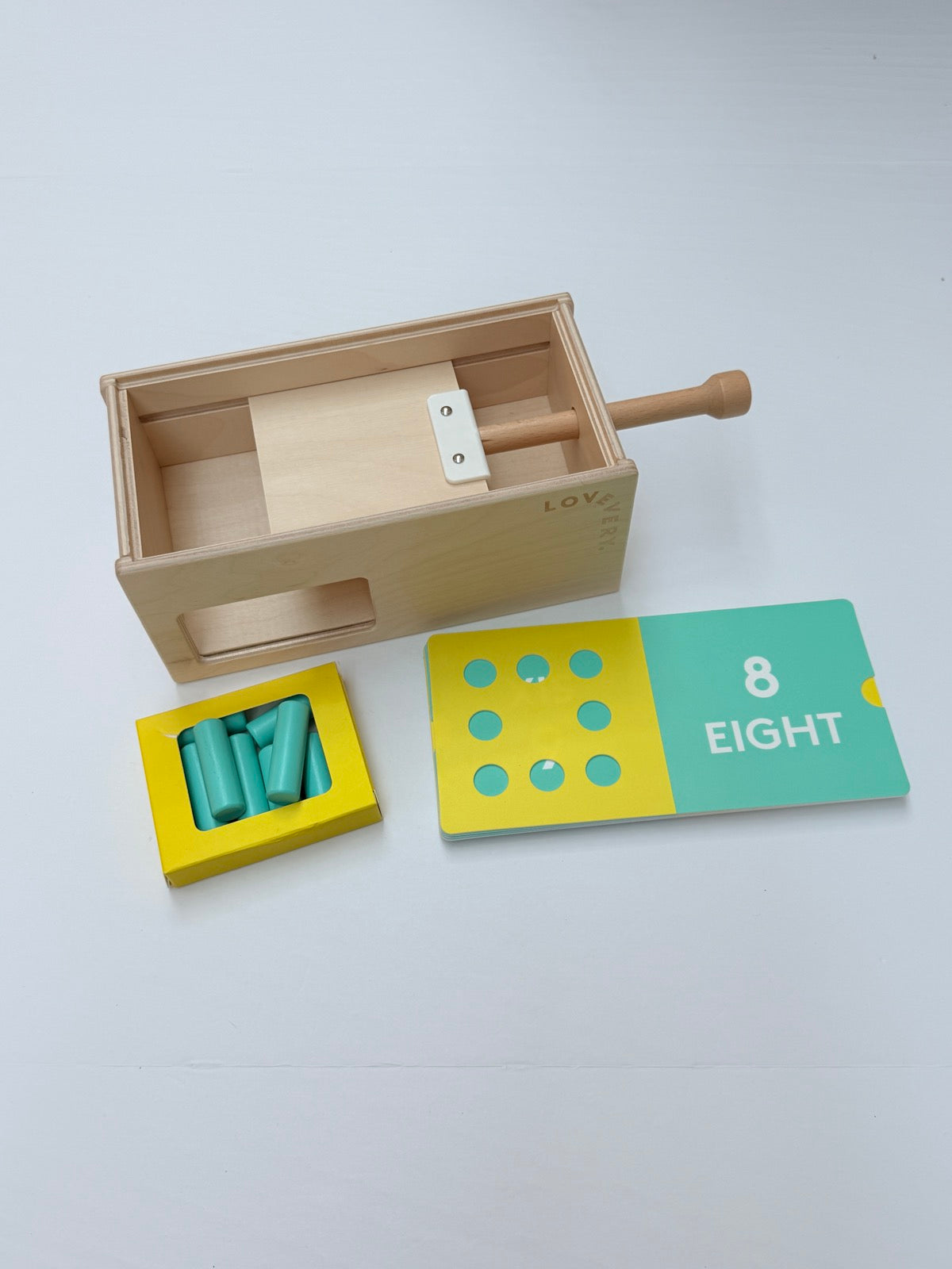 Lovevery Wooden Counting Box Toy