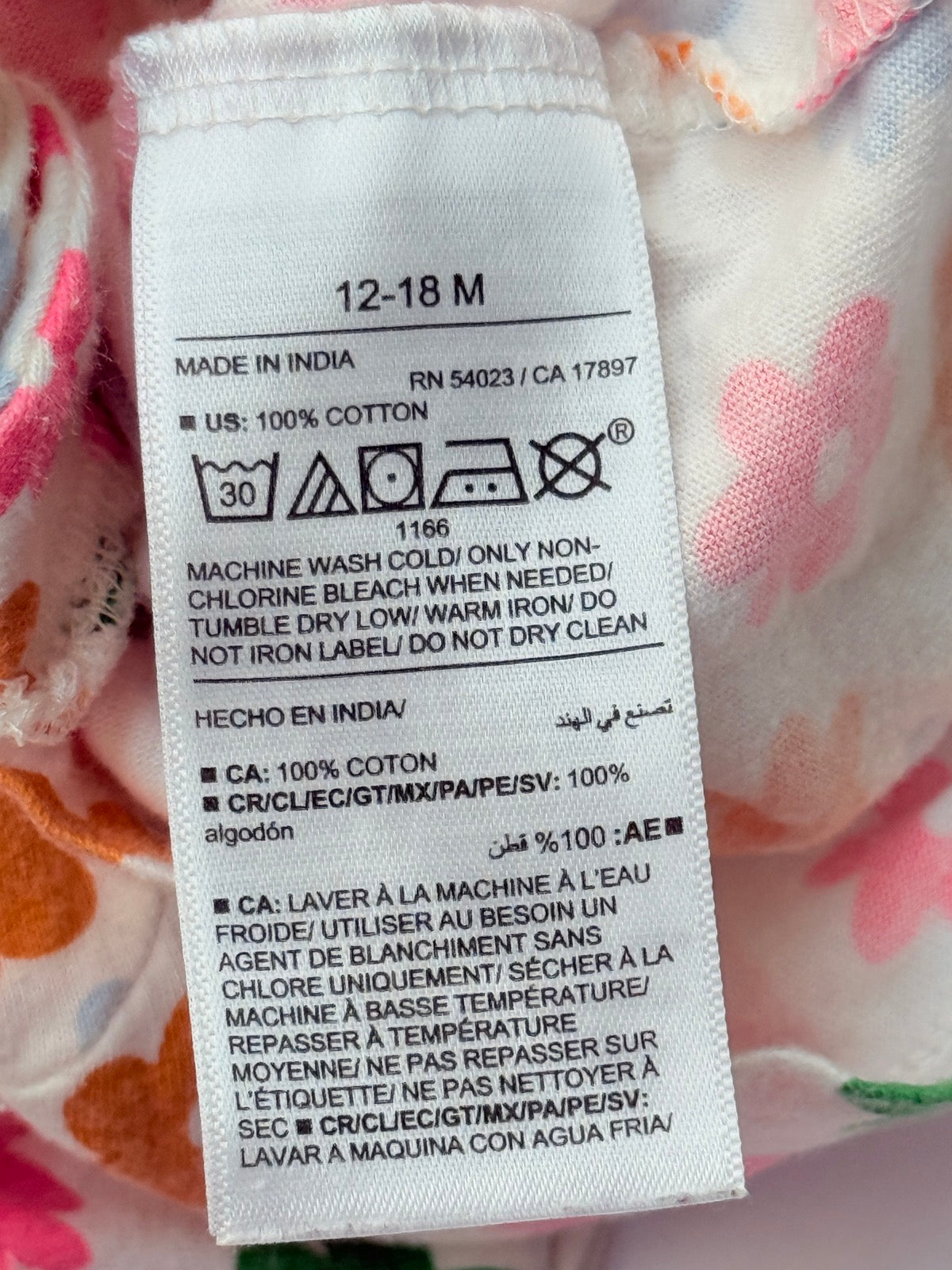 Old Navy Floral Romper 12-18M