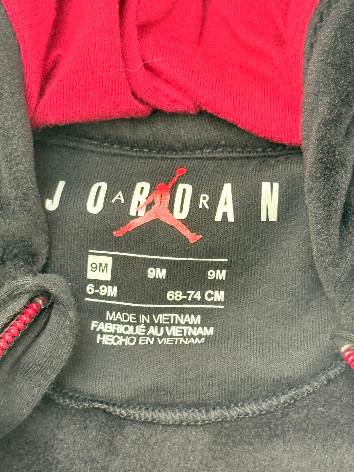 Jordan Air Hooded Romper 9M