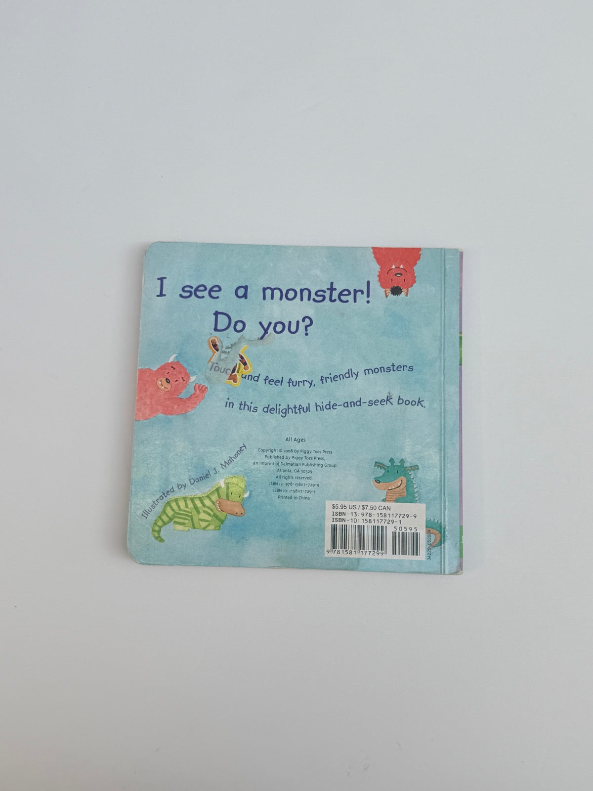 I See A Monster! Touch & Feel Book