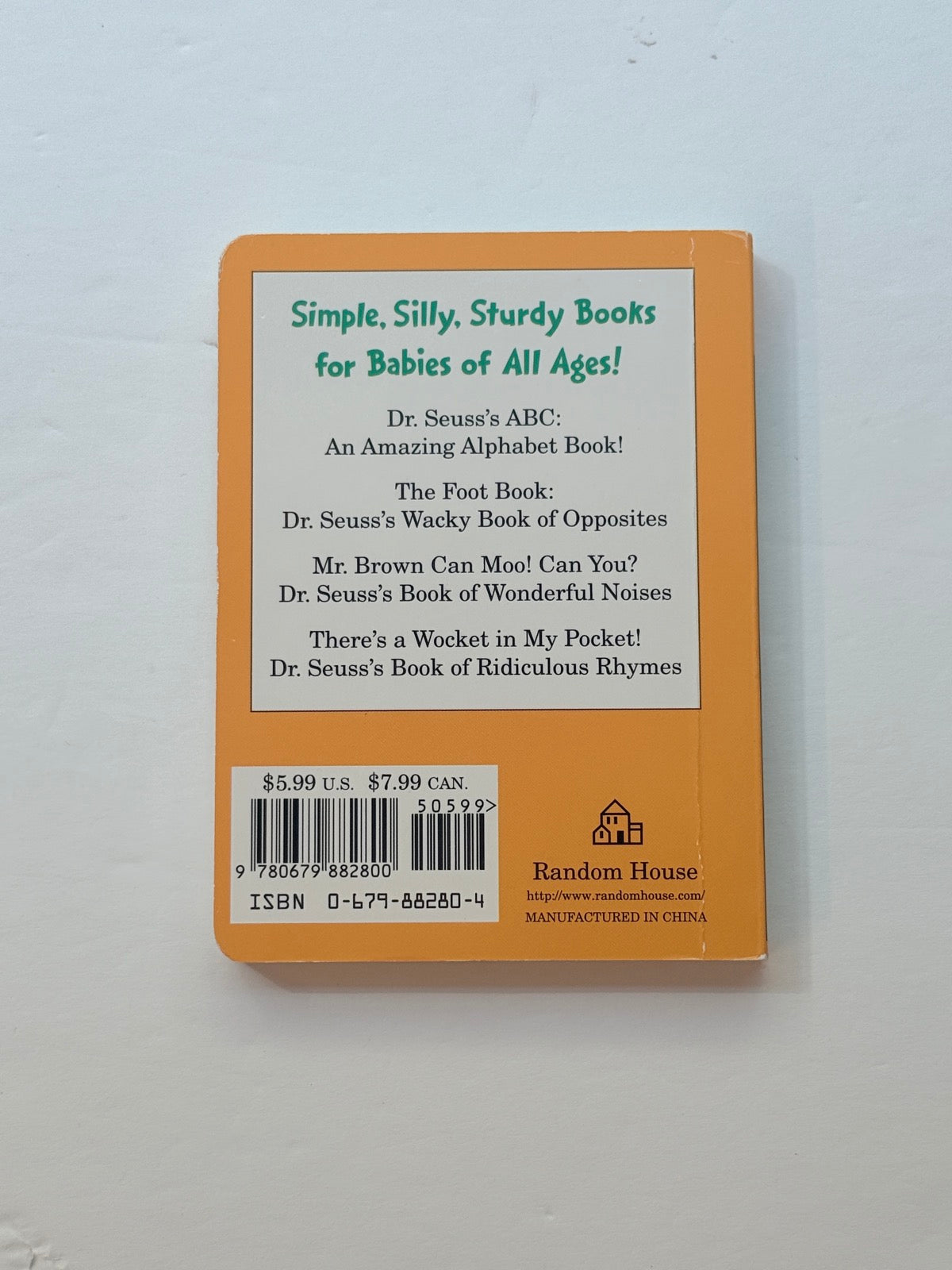 Dr. Seuss The Foot Book
