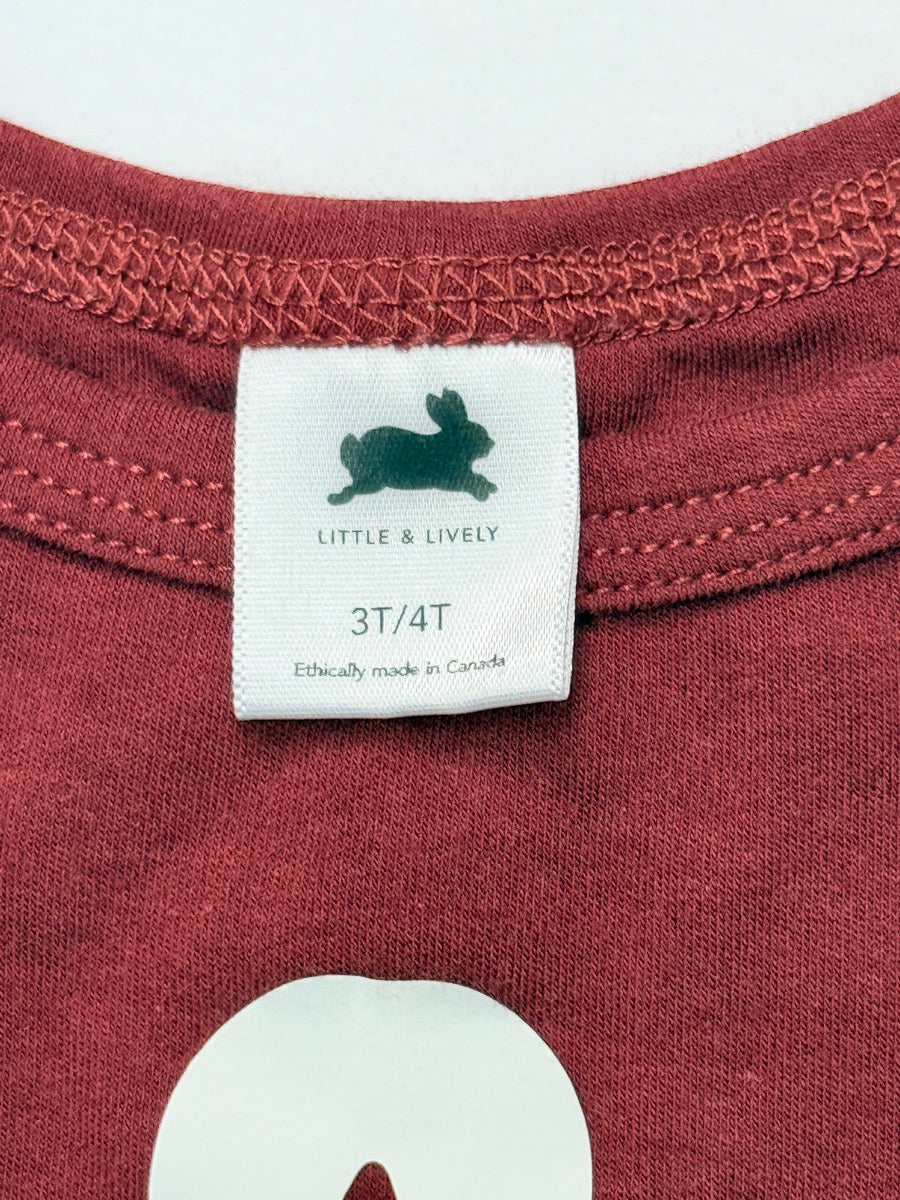 Little & Lively Sugar Plum Sweatshirt 3T/4T