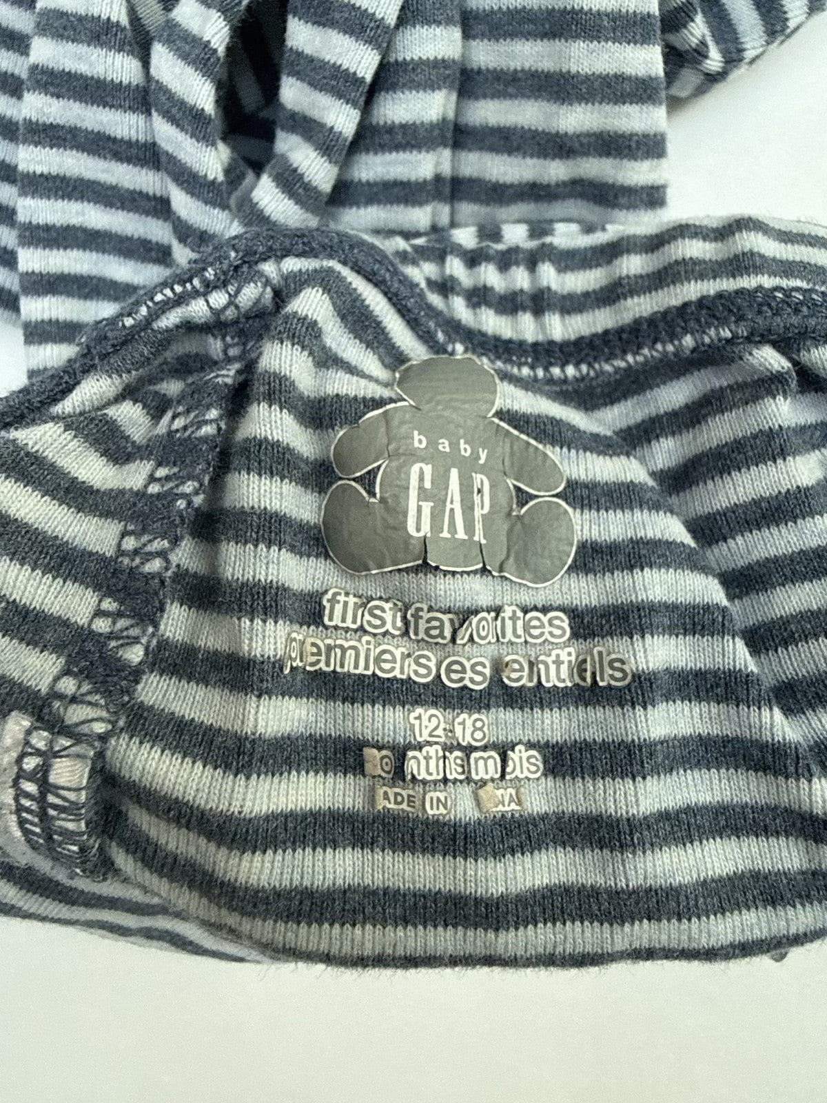 Baby Gap Striped Jogger Pants 12-18m