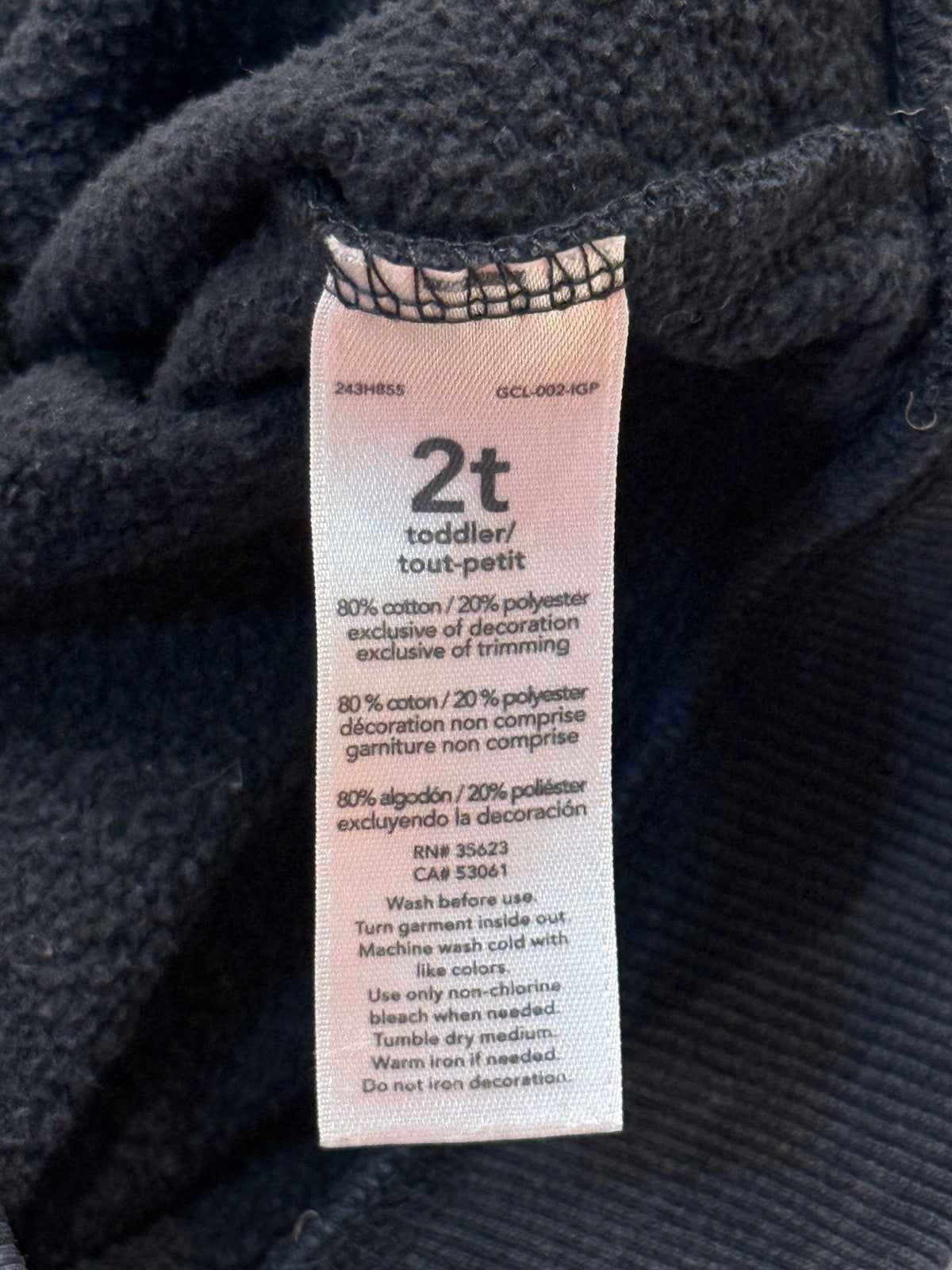 Carter's Mister Amazing Zip Hoodie 2T