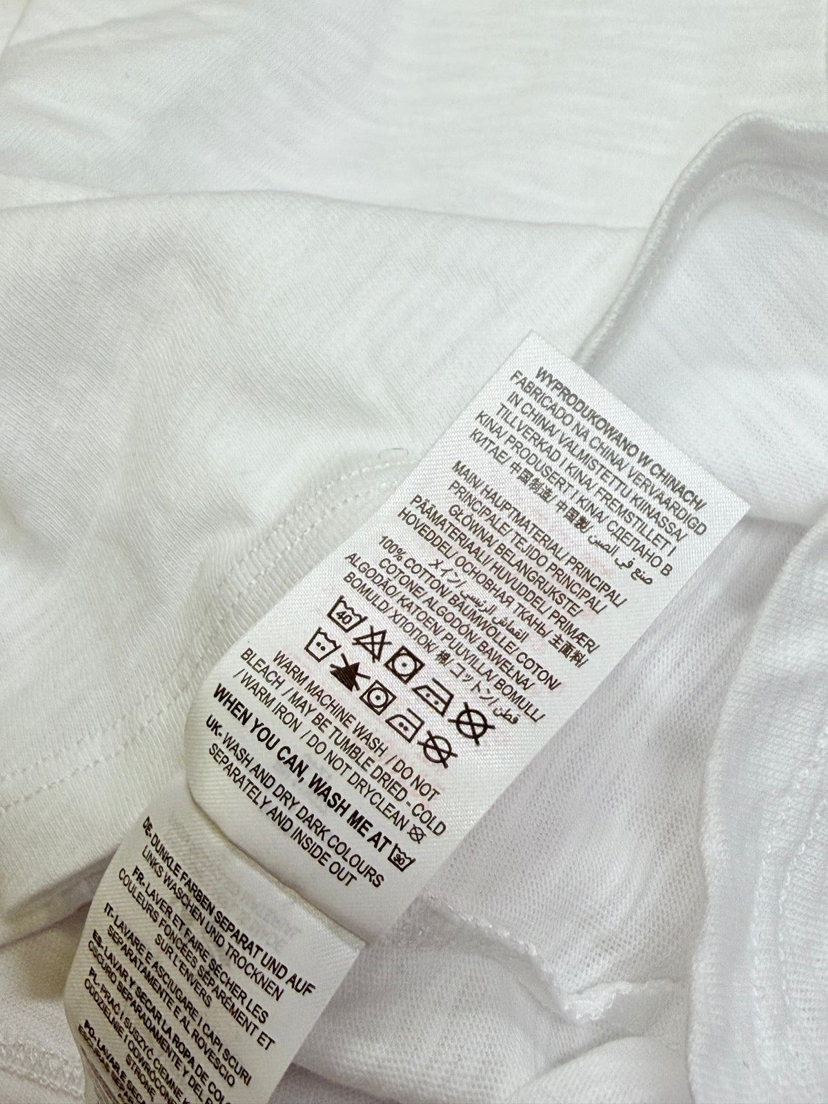 Mini Boden Pom Pom White T-Shirt 2-3Y