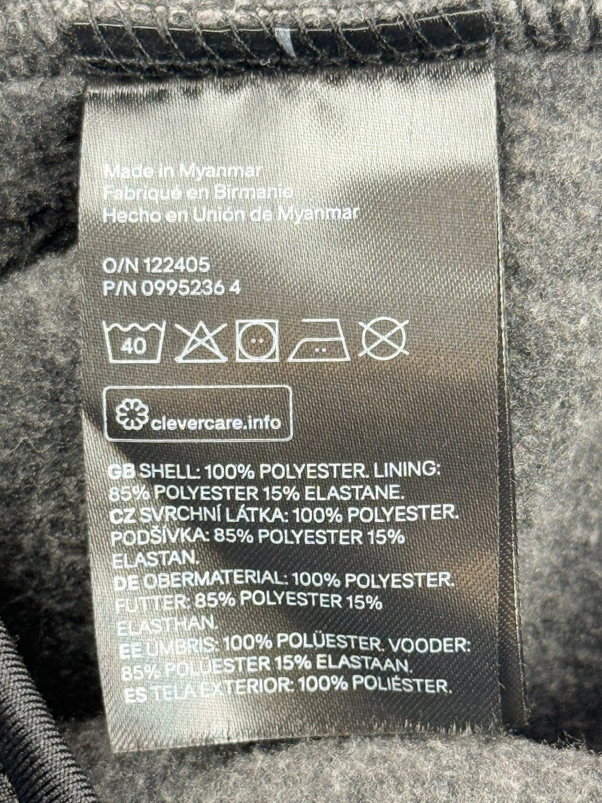 H&M Gray Knit Fleece Zip-Up Hoodie Size 2-4Y