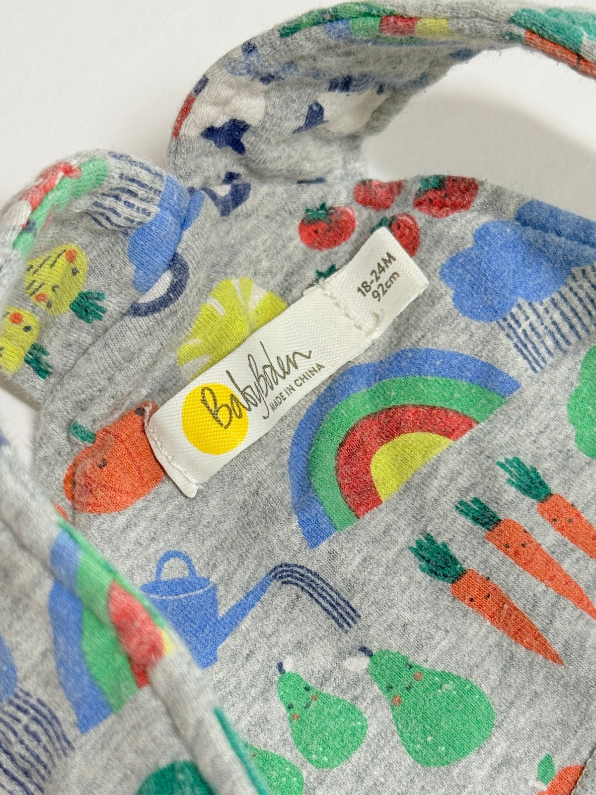 Baby Boden Farm Print Overalls 18-24m