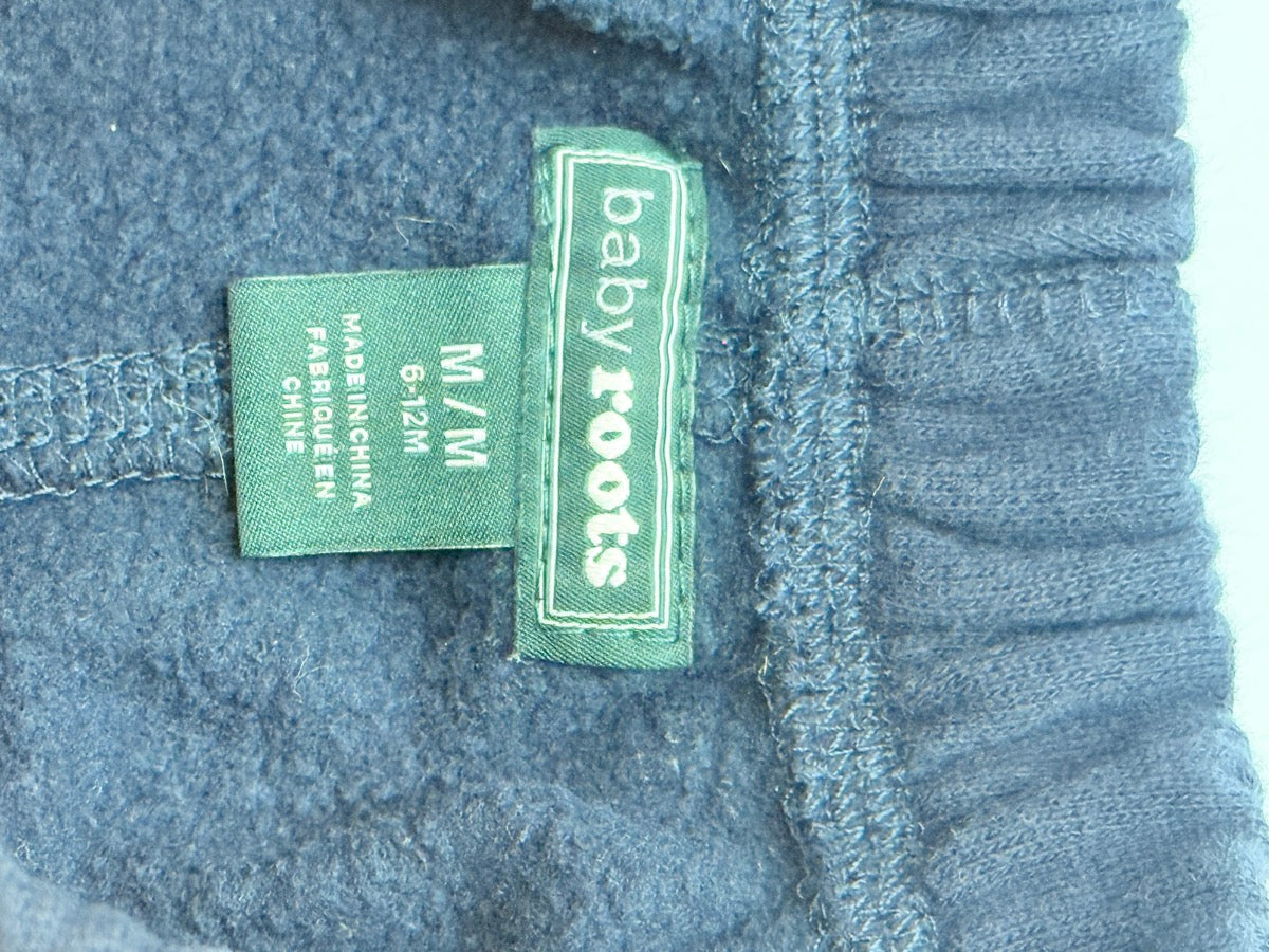 Baby Roots Navy Joggers 6-12M