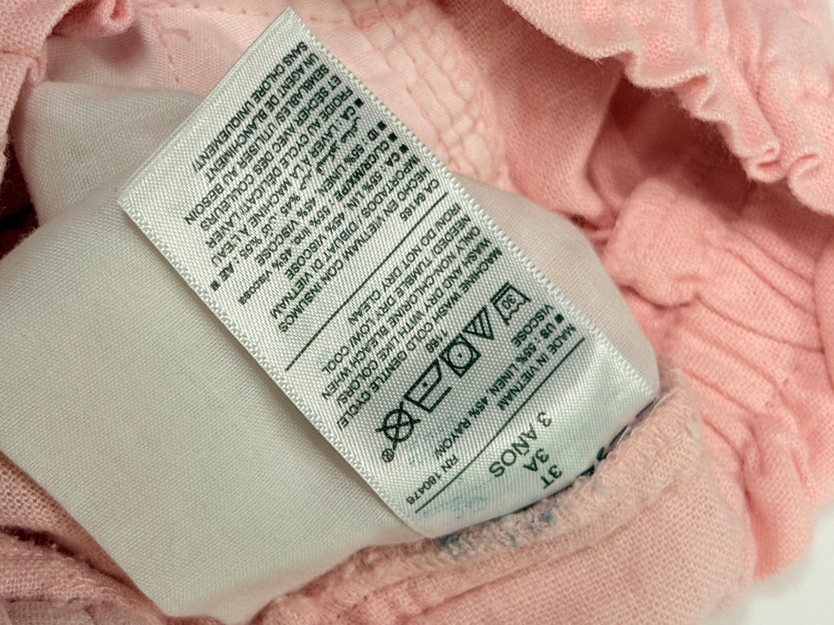 Old Navy Pink Linen Shorts 3T