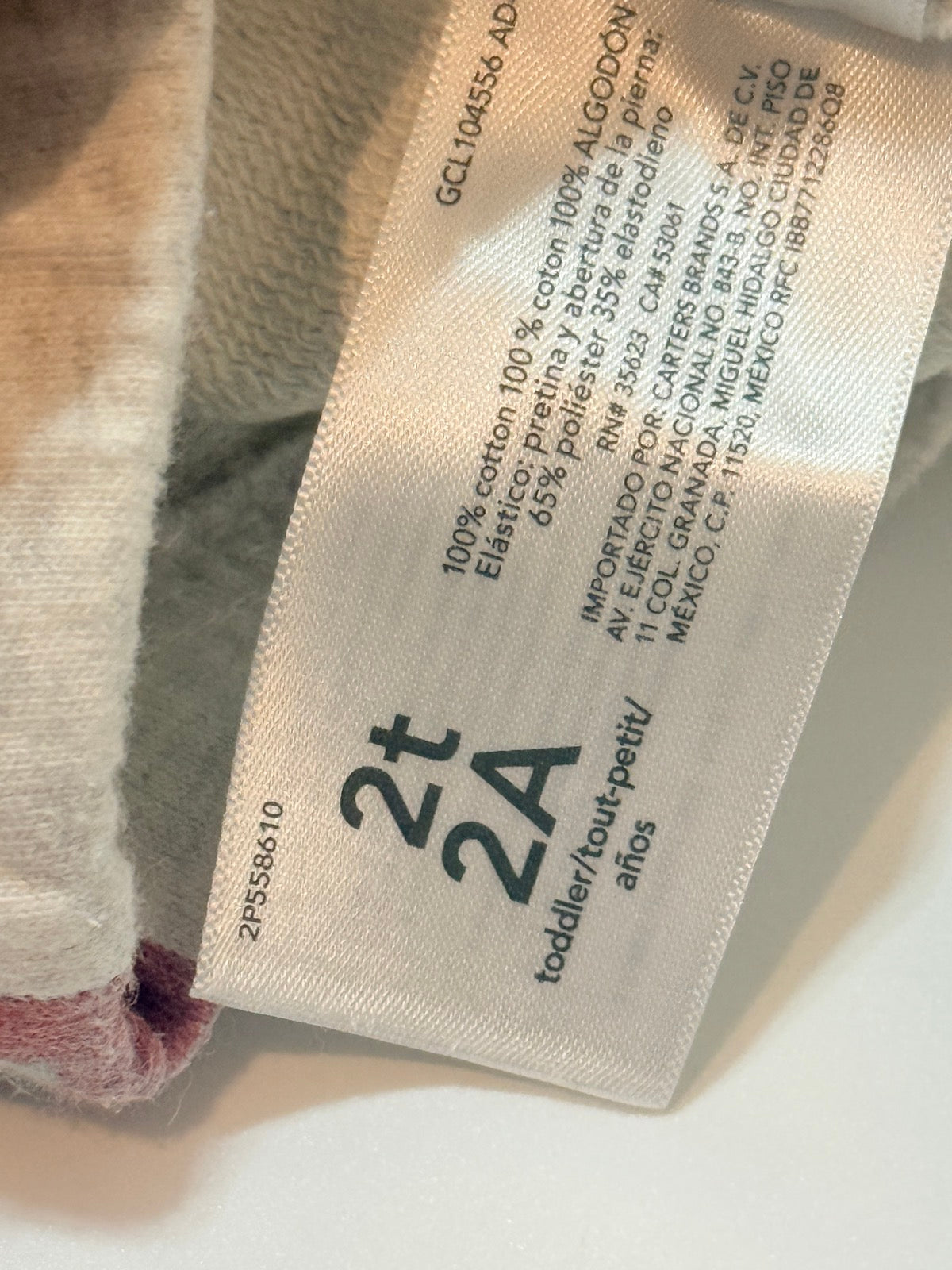 Carter's Apple Print Jogger Pants 2T