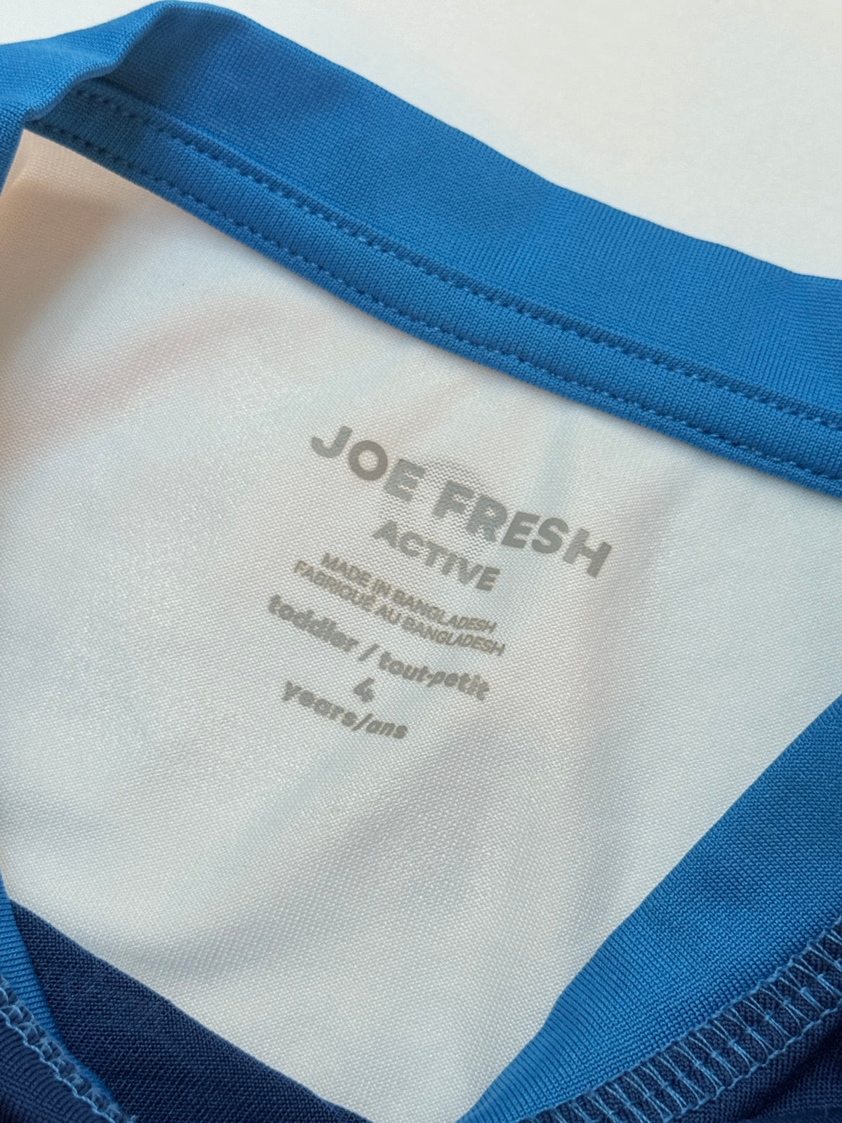 Joe Fresh Active Shark Rash Guard 4T