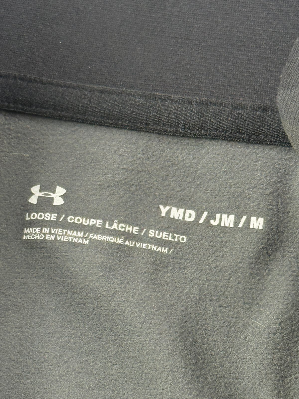 Under Armour Black Camo Track Jacket YMD 10