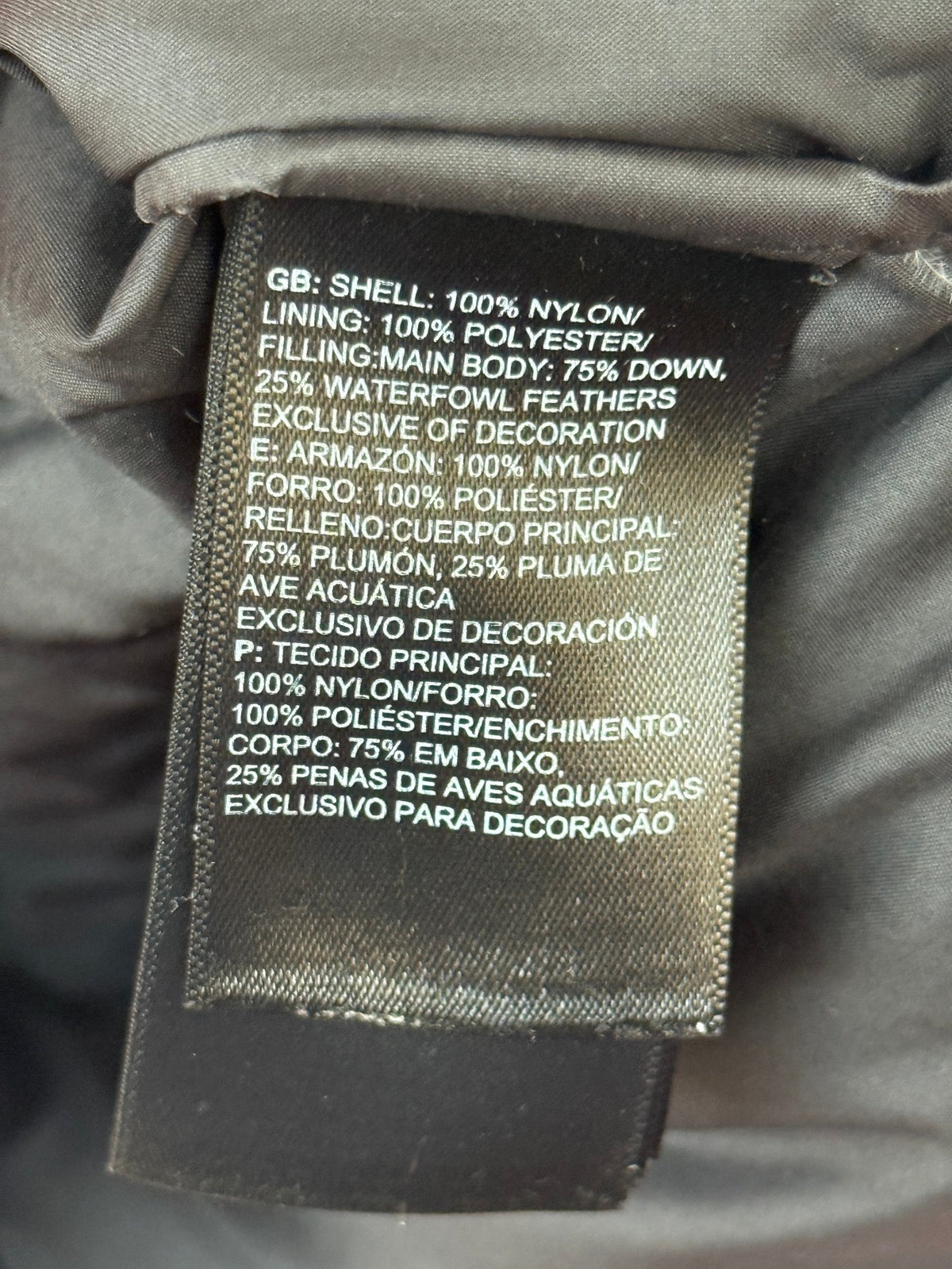 The North Face Down Jacket Size 5
