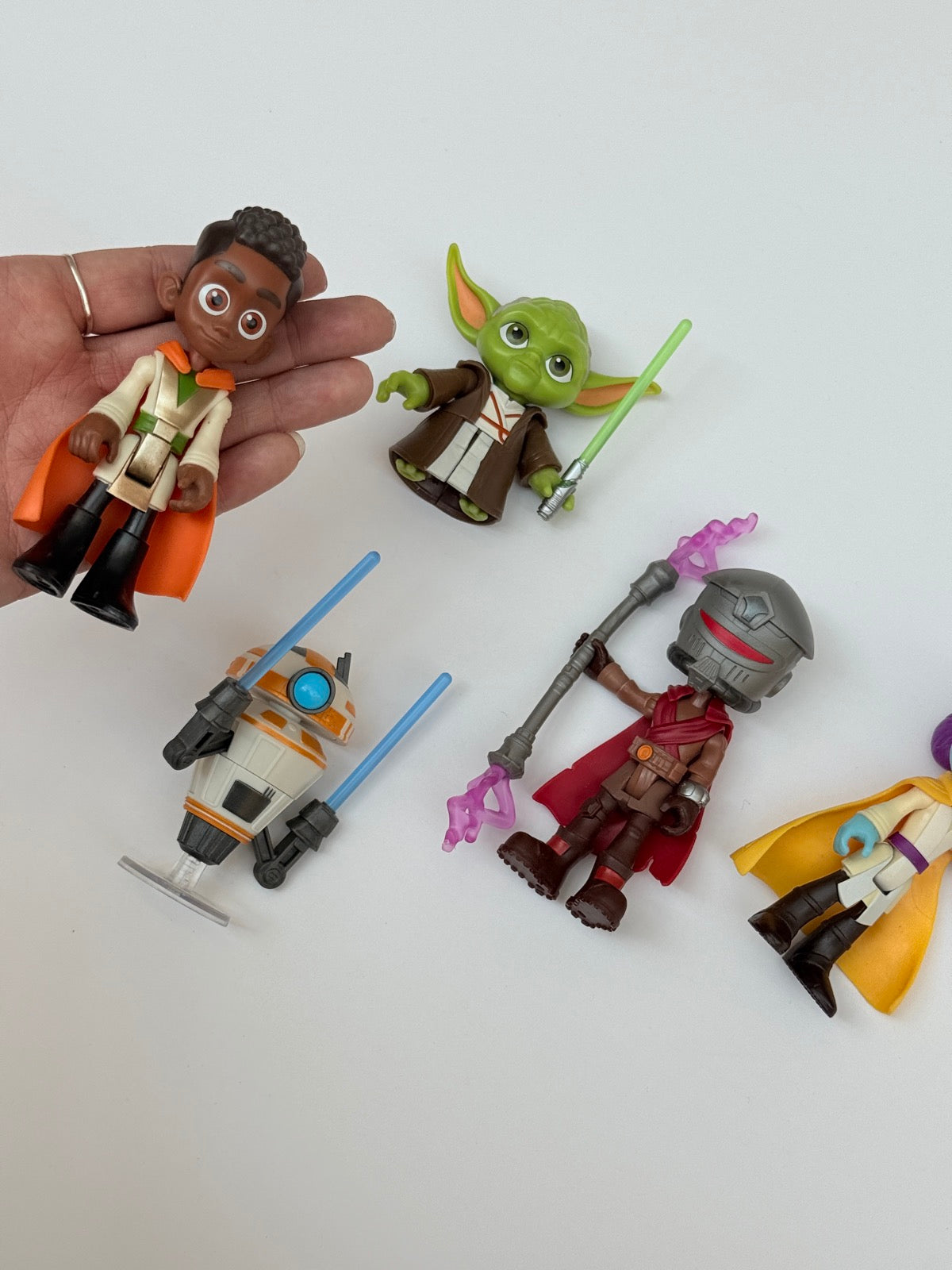 Hasbro Star Wars Young Jedi Adventures 5 Figures Lot