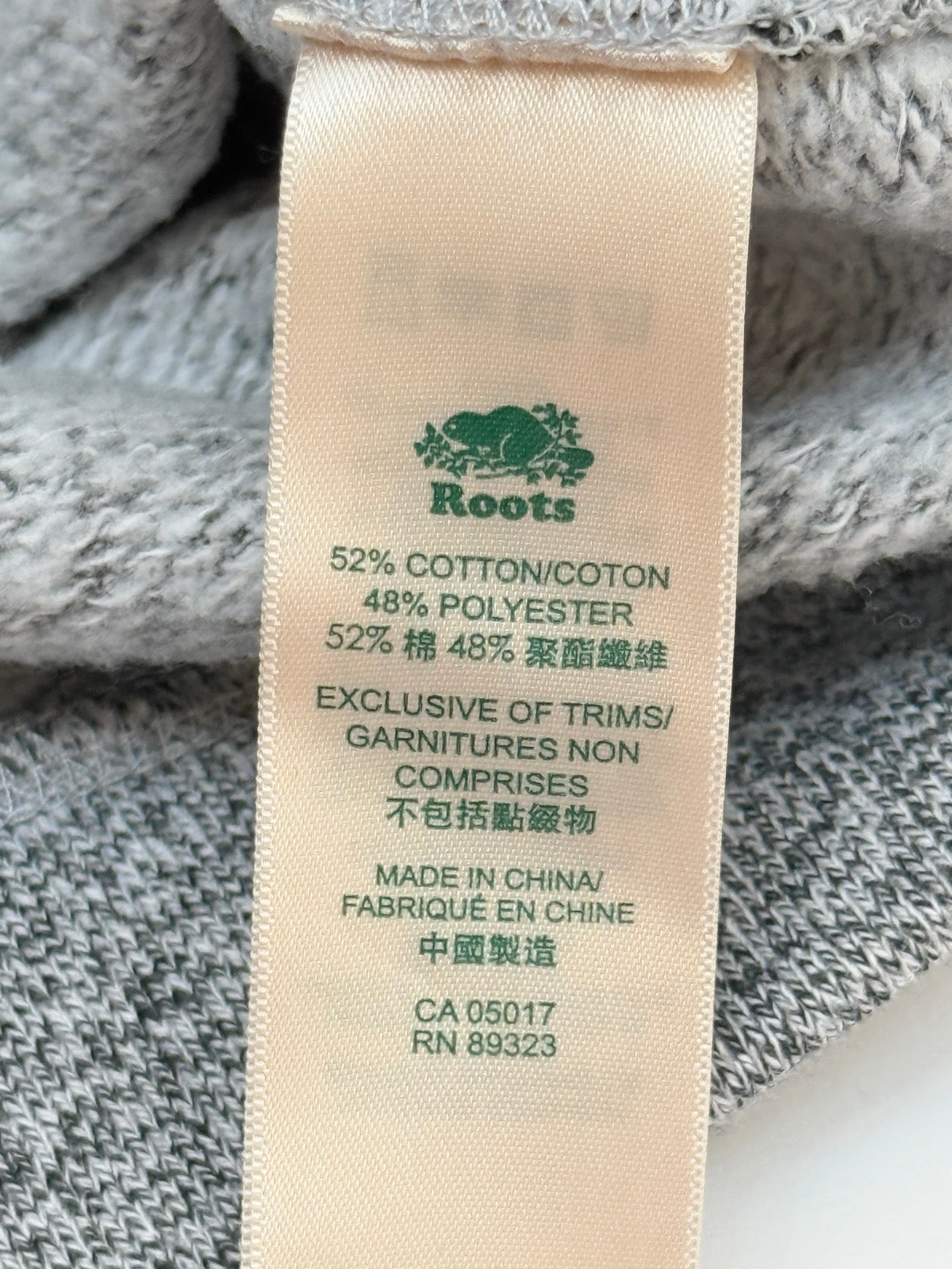 Roots Baby Gray Crewneck Sweatshirt 6-12M
