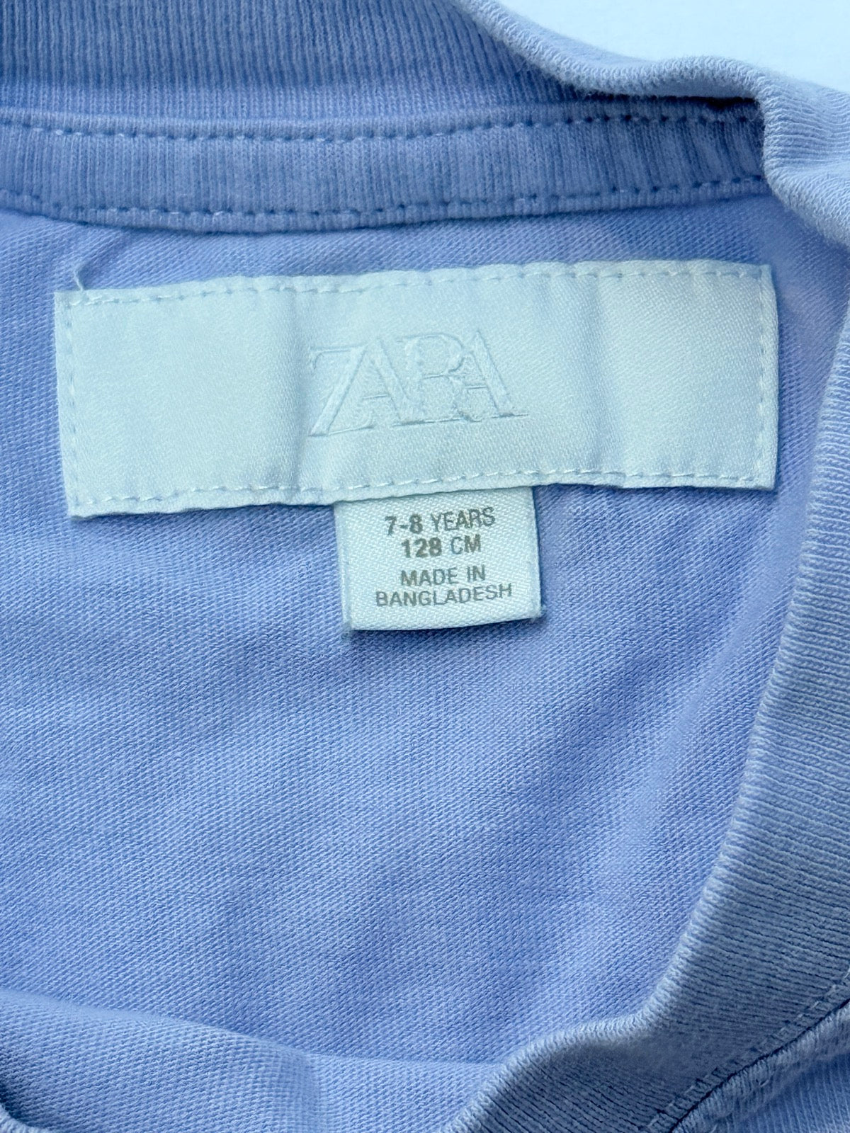 Zara Lavender Toast Graphic T-Shirt Size 7-8Y