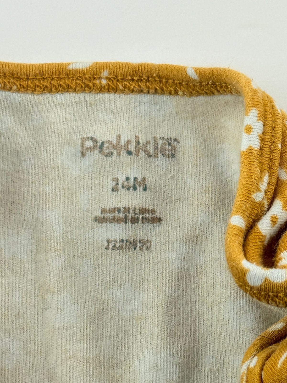 Pekkle Floral Long Sleeve Bodysuit 24M