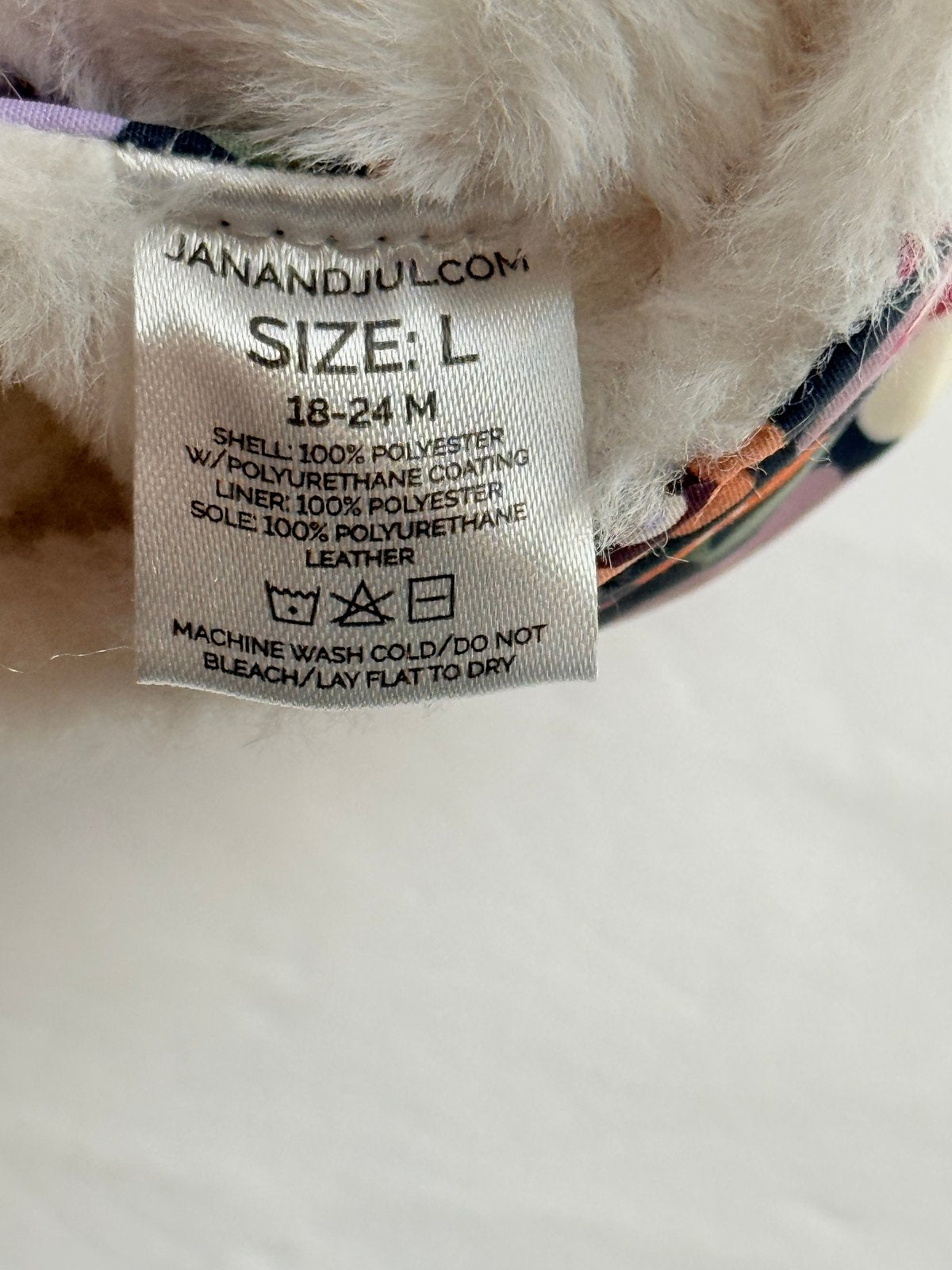 Jan & Jul Floral Fleece-Lined Booties 18-24M