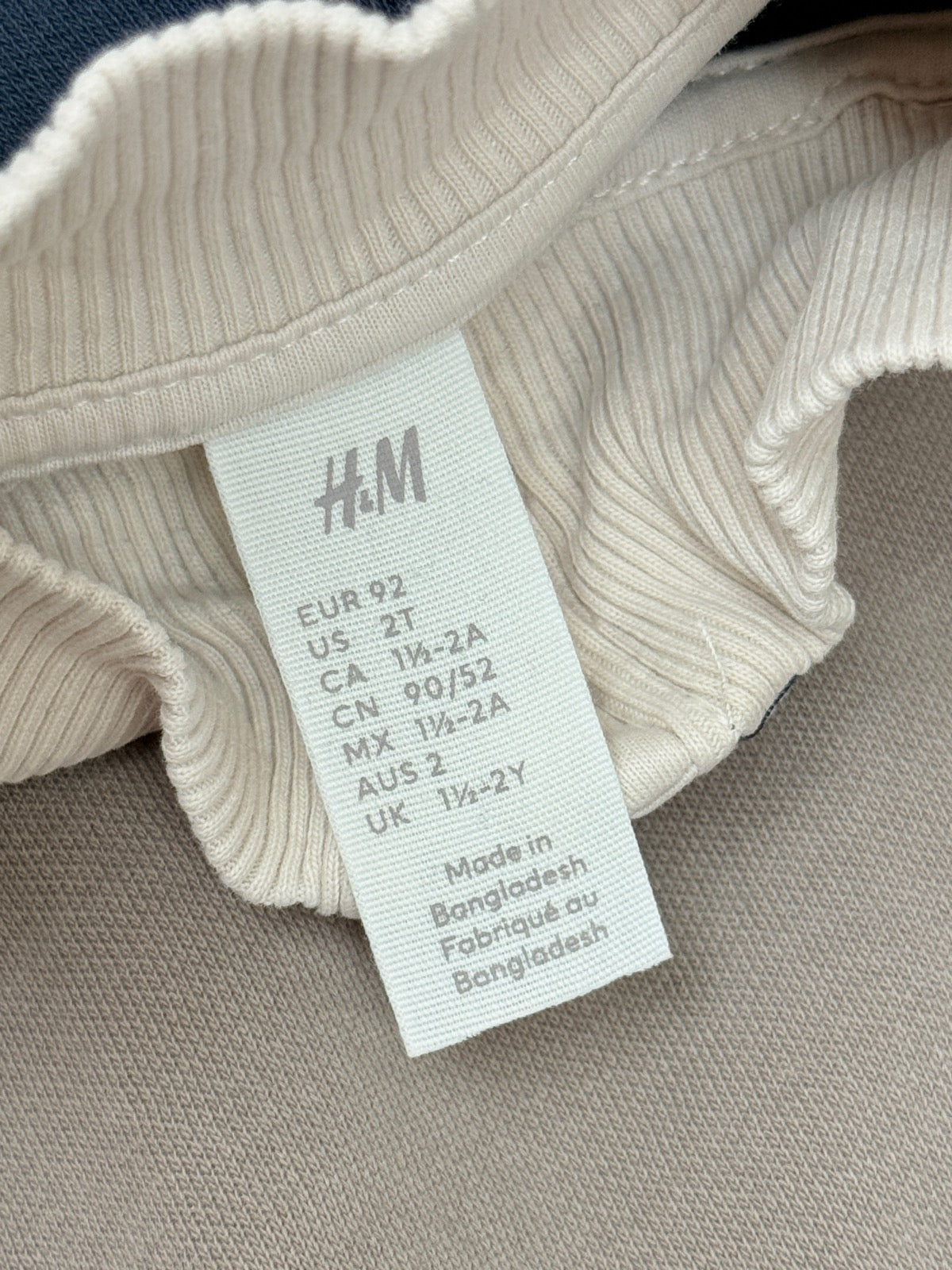 H&M Colorblock Zip Tracksuit Set 2T