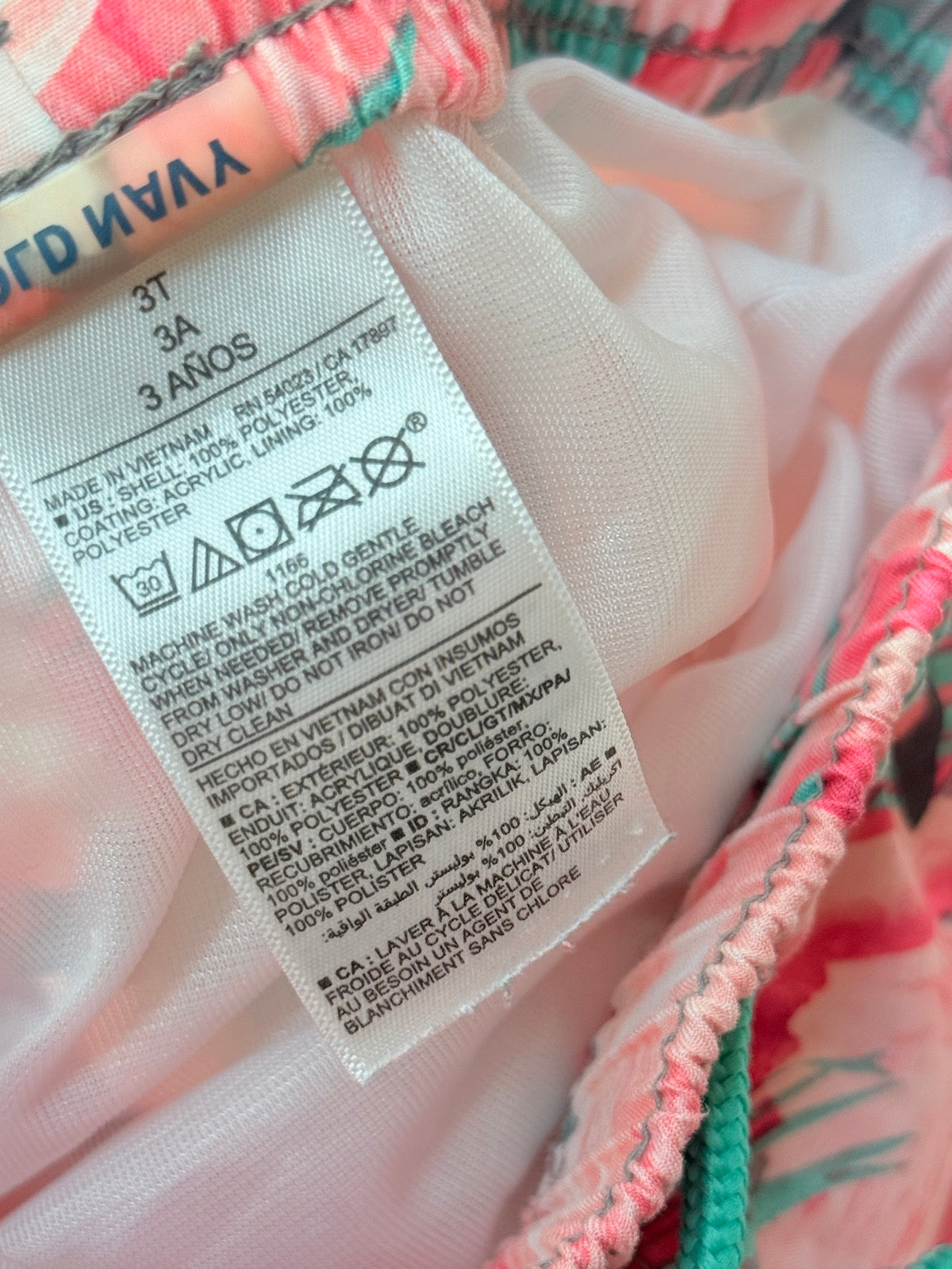 Old Navy Flamingo Swim Trunks 3T
