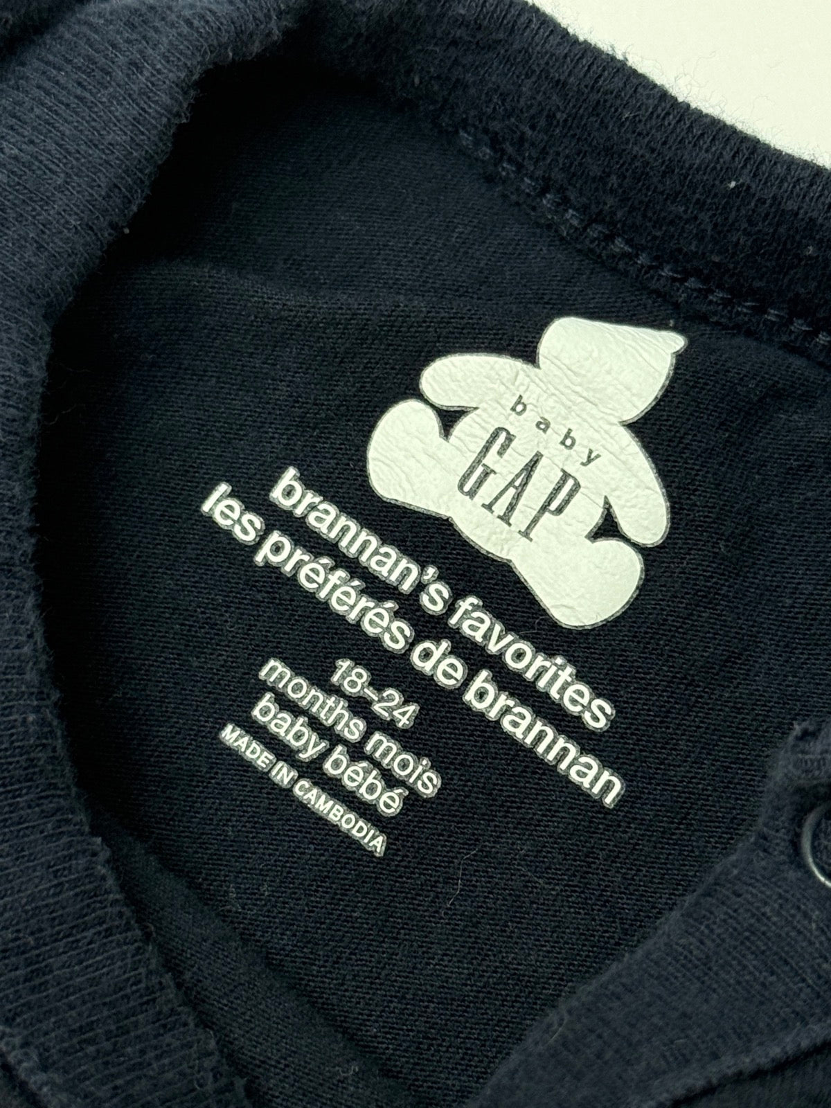Baby Gap Navy Bodysuit 18-24M