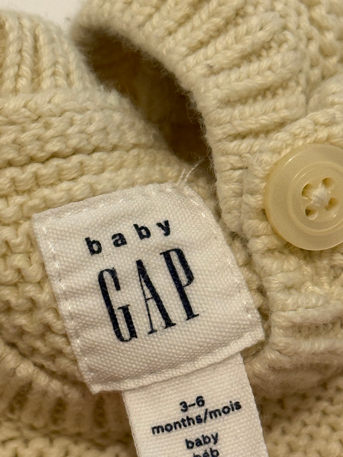 Baby Gap Pink Stripe Knit Sweater 3-6M