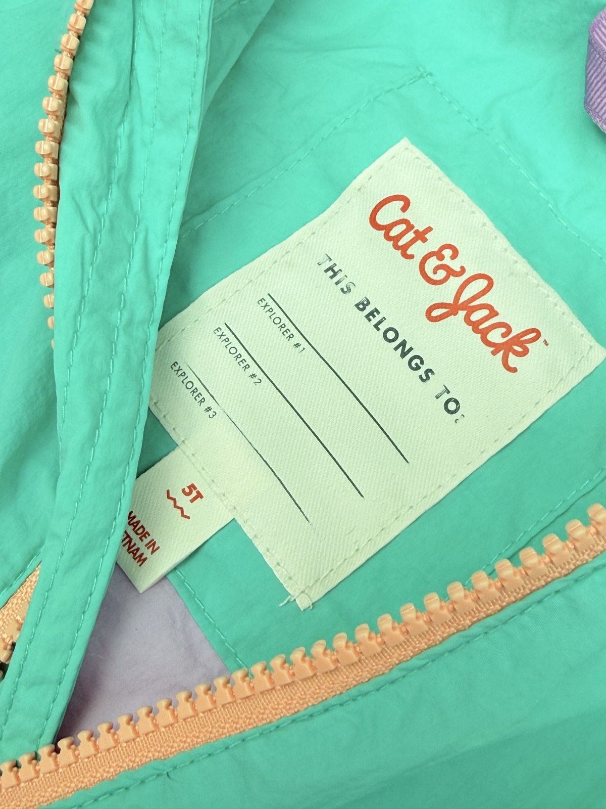 Cat & Jack Colorblock Anorak Jacket 5T
