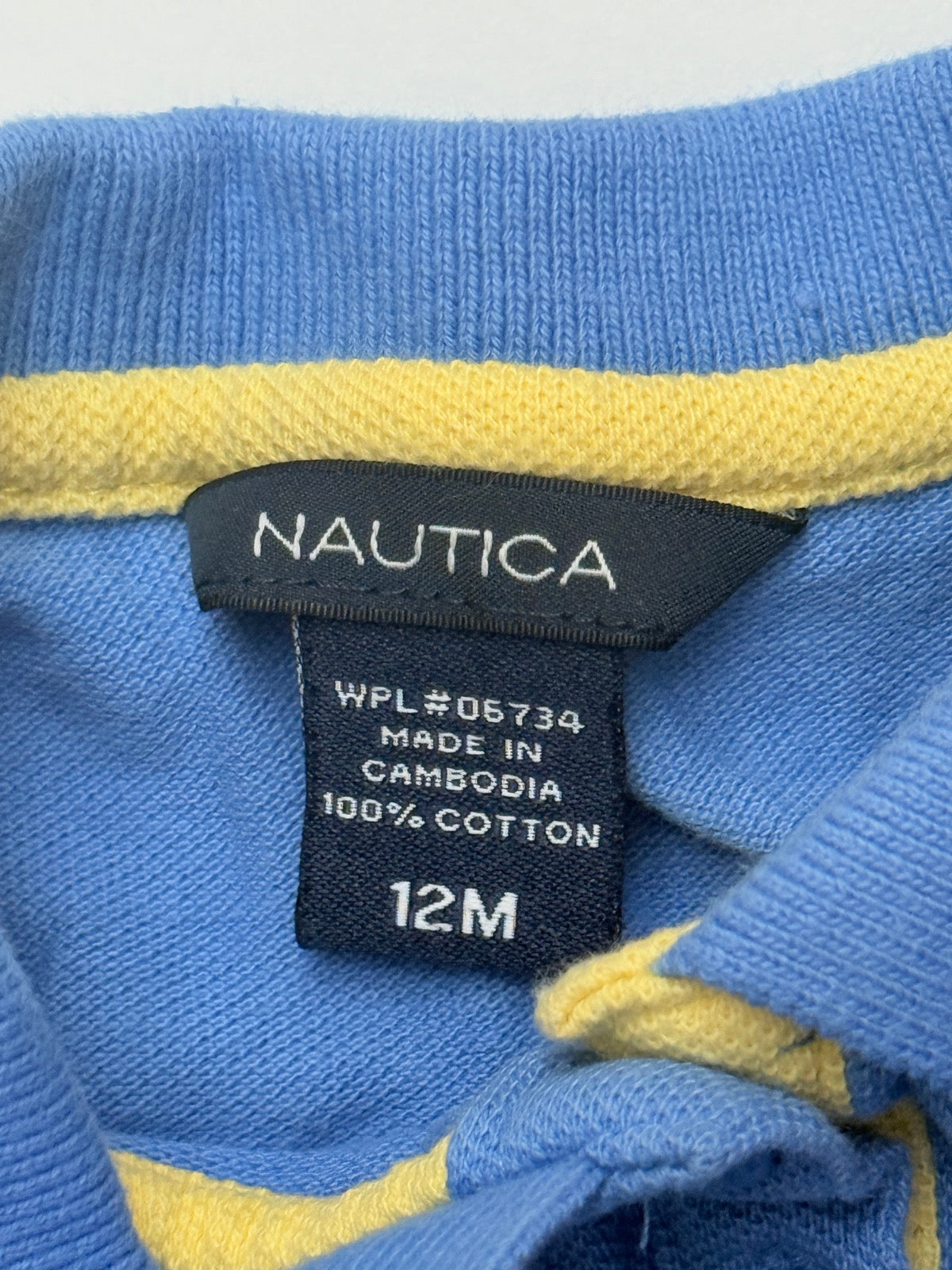 Nautica Anchor Print Polo Dress 12M