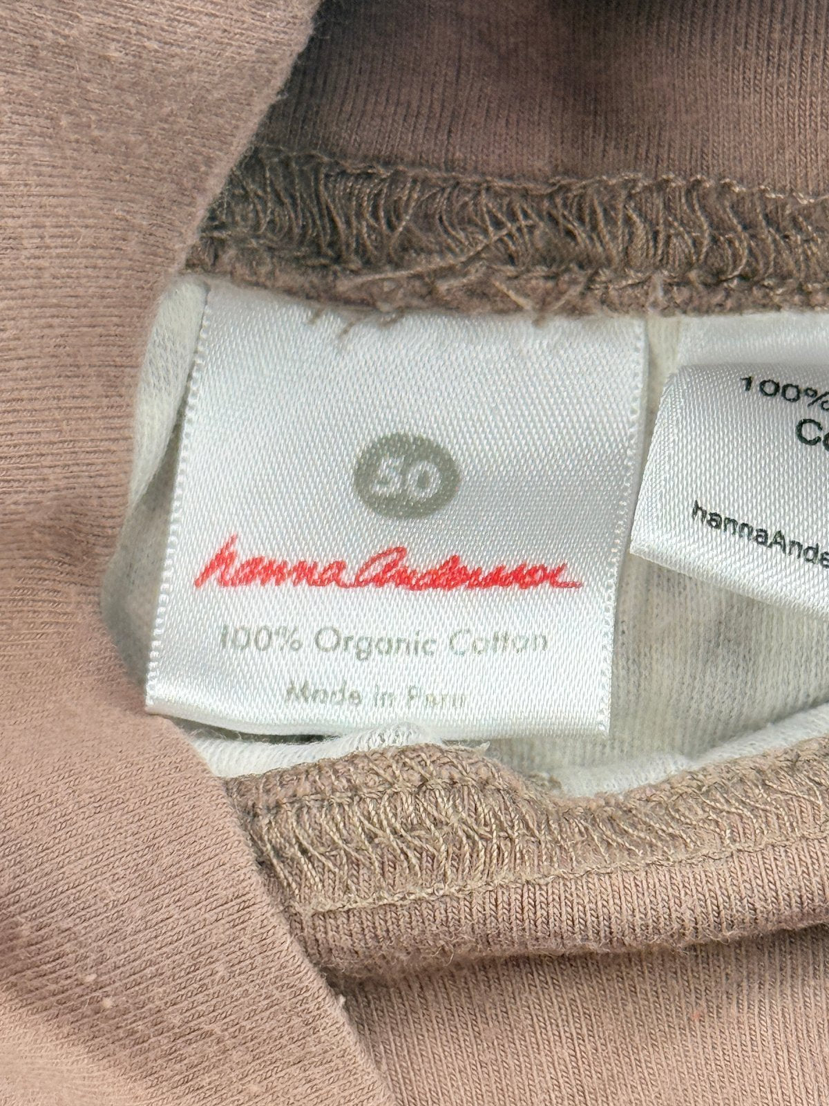 Hanna Andersson Brown Geometric Print Pants Size 3M