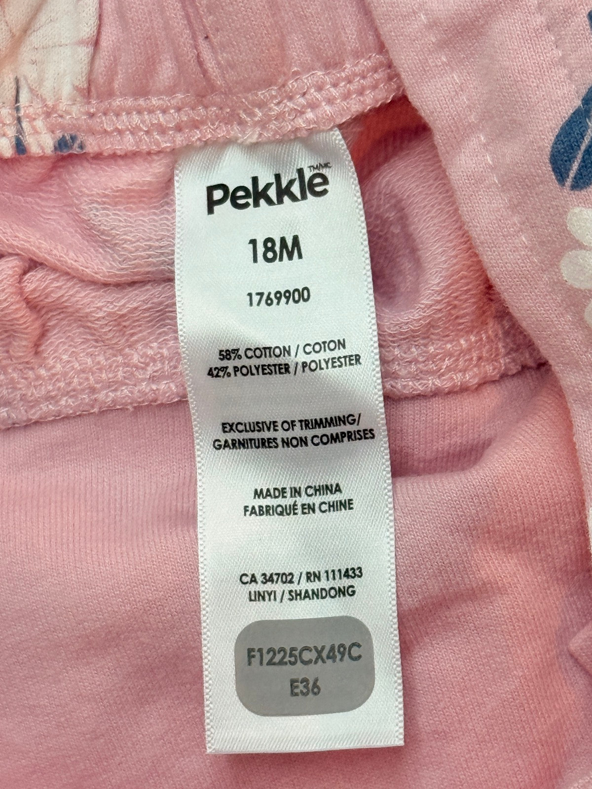 Pekkle Floral Daisy Romper 18M