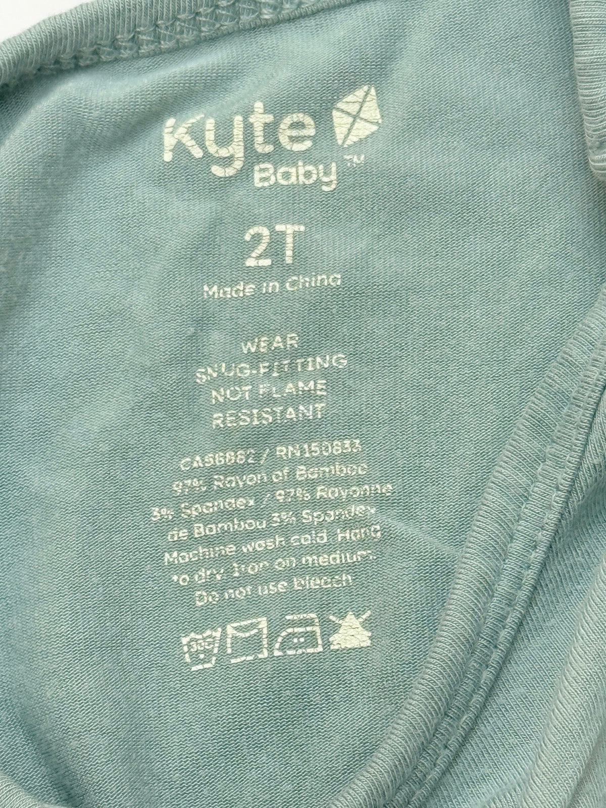 Kyte Baby Sage Green Pajama Set 2T