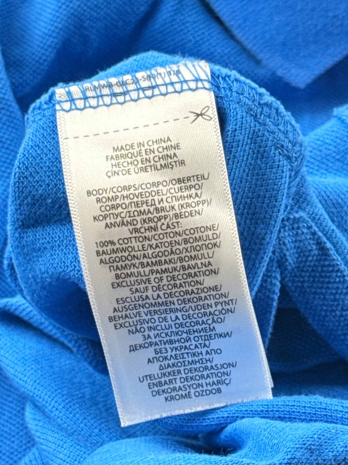 Polo Ralph Lauren Blue Big Pony Polo M (10-12) 10-12
