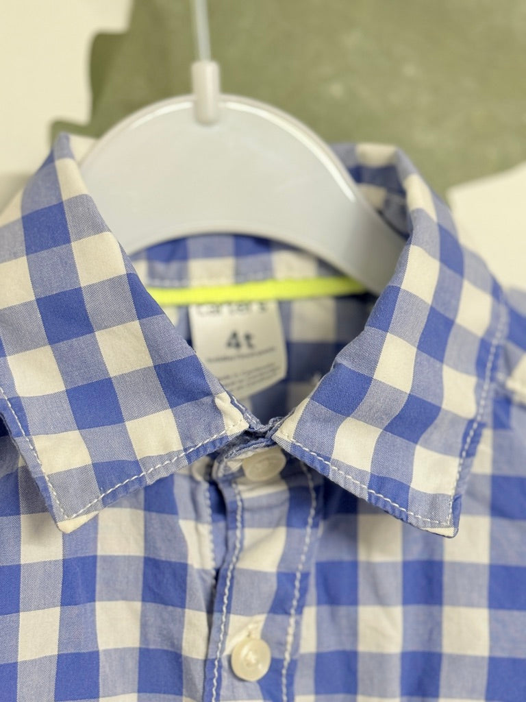 Carter's 4T Plaid Button Up