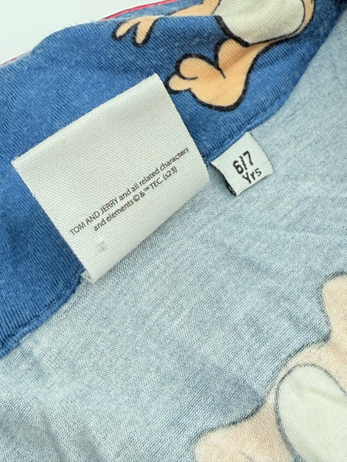 Tom and Jerry Pajama Set 6 7 Years