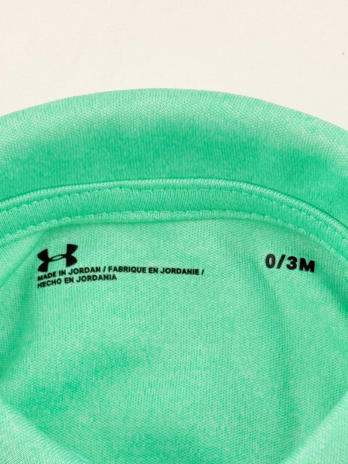 Under Armour Green Bodysuit 0/3M
