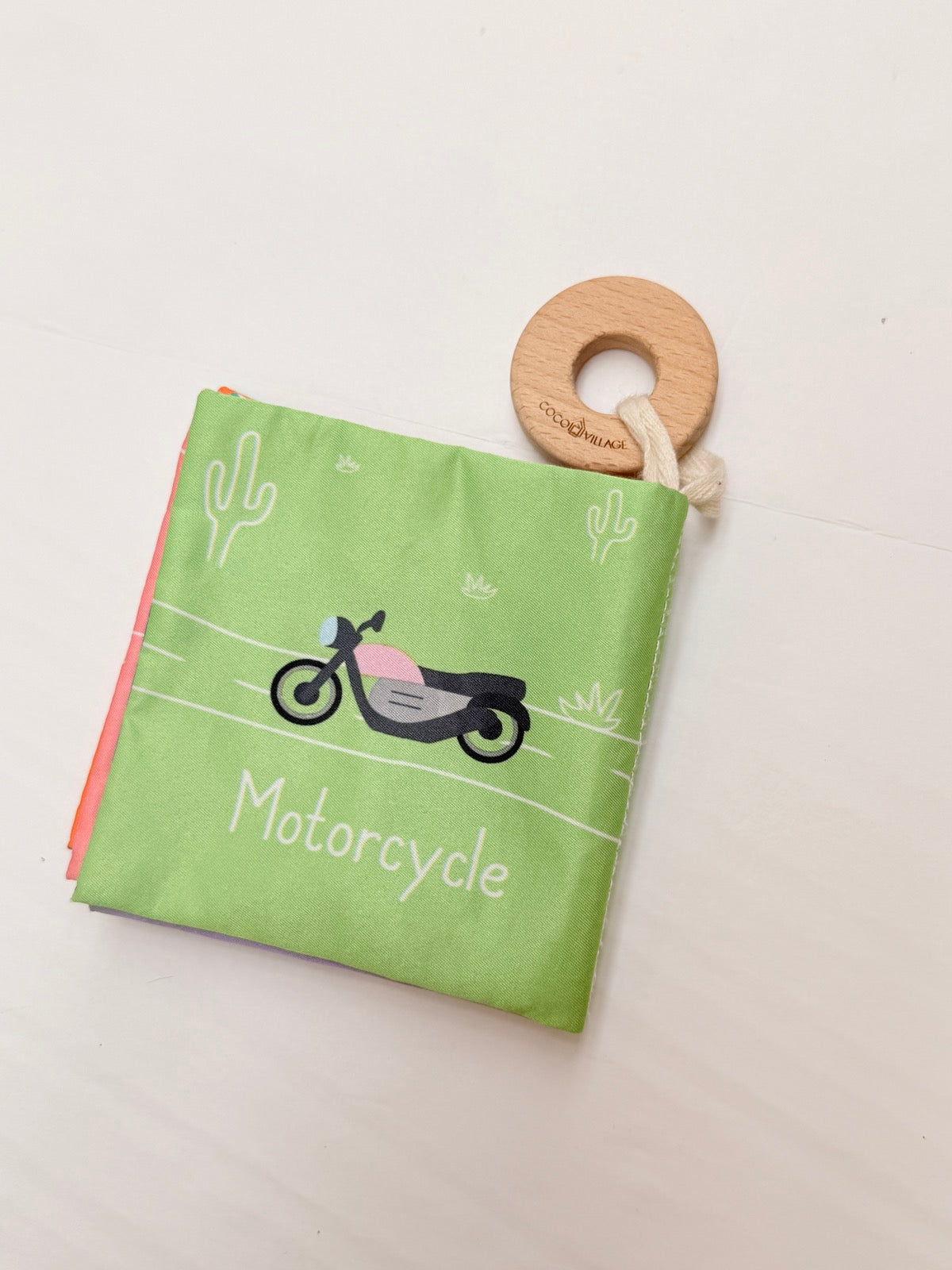 Cocoi Village Vehicles Cloth Teether Book