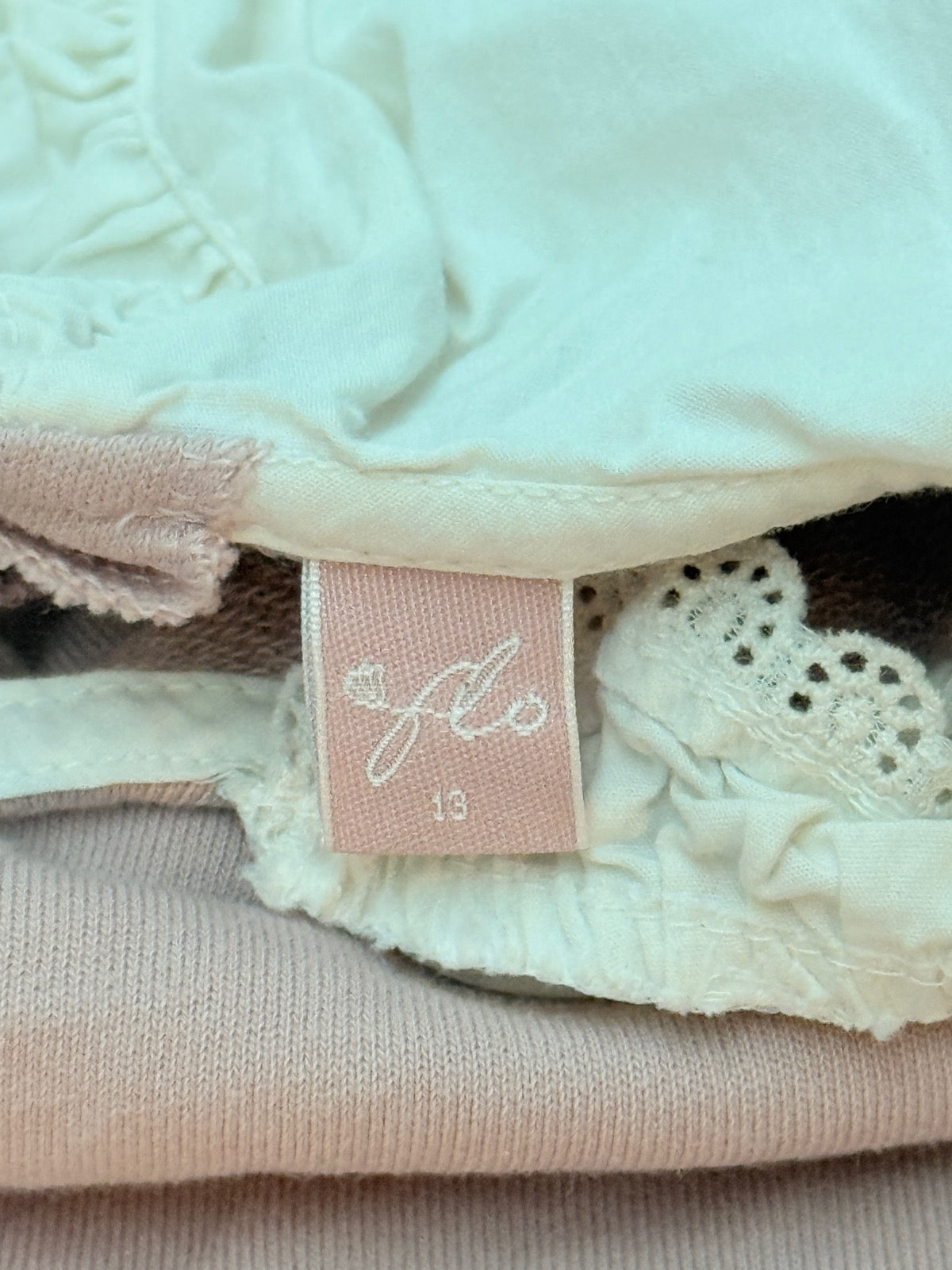Flo Pink Lace Collar Sweatshirt 13