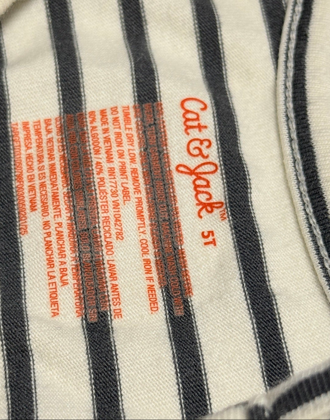 Cat & Jack 5Y Striped Dress