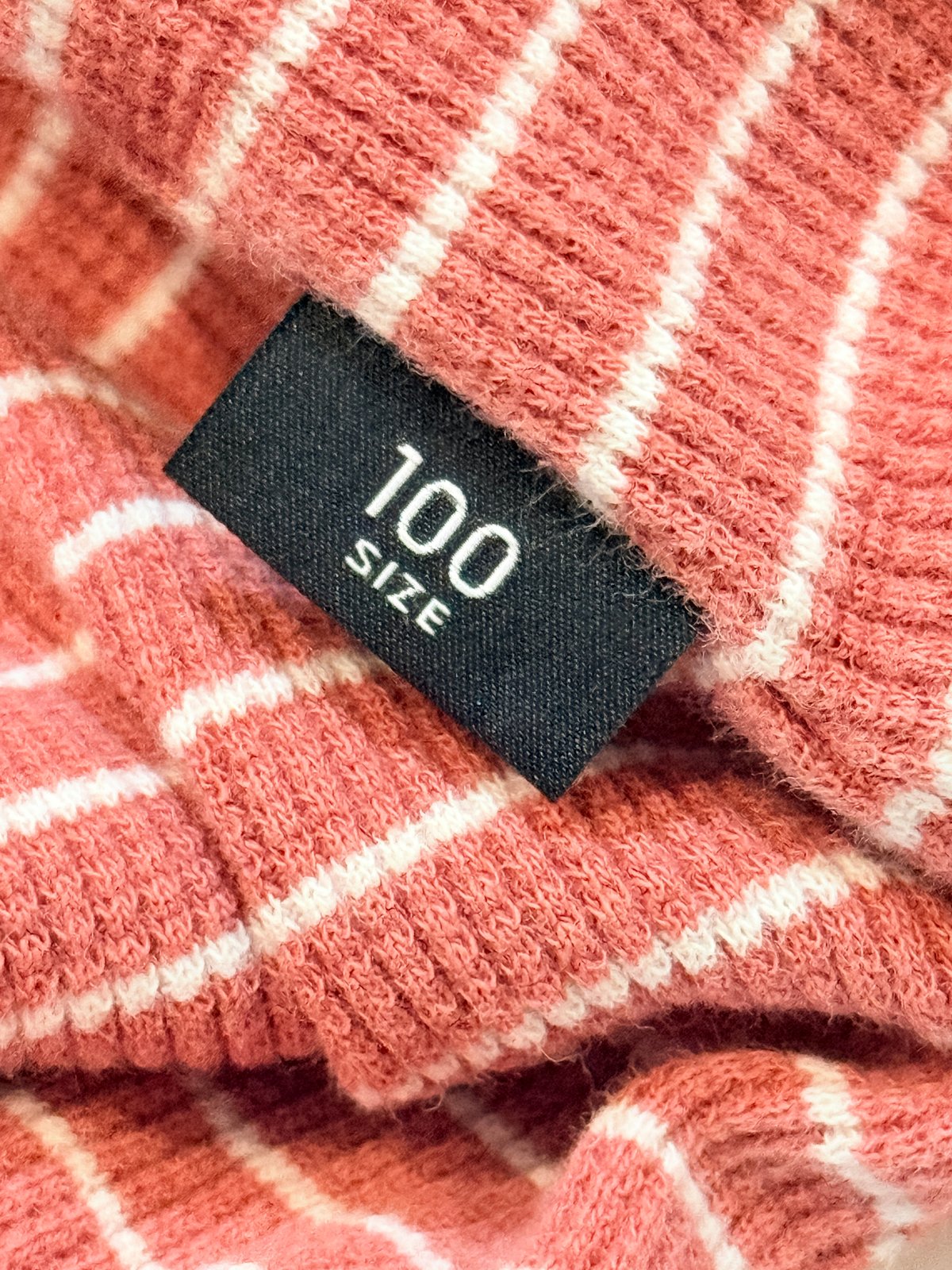 CHENCHENMA Striped Waffle Knit Jacket Size 3T