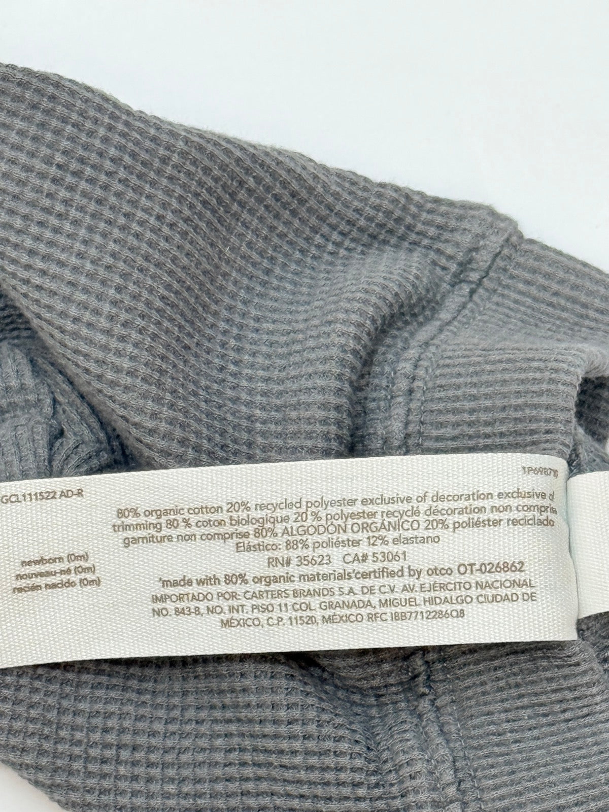 Little Planet Organic Waffle Knit Pants Newborn