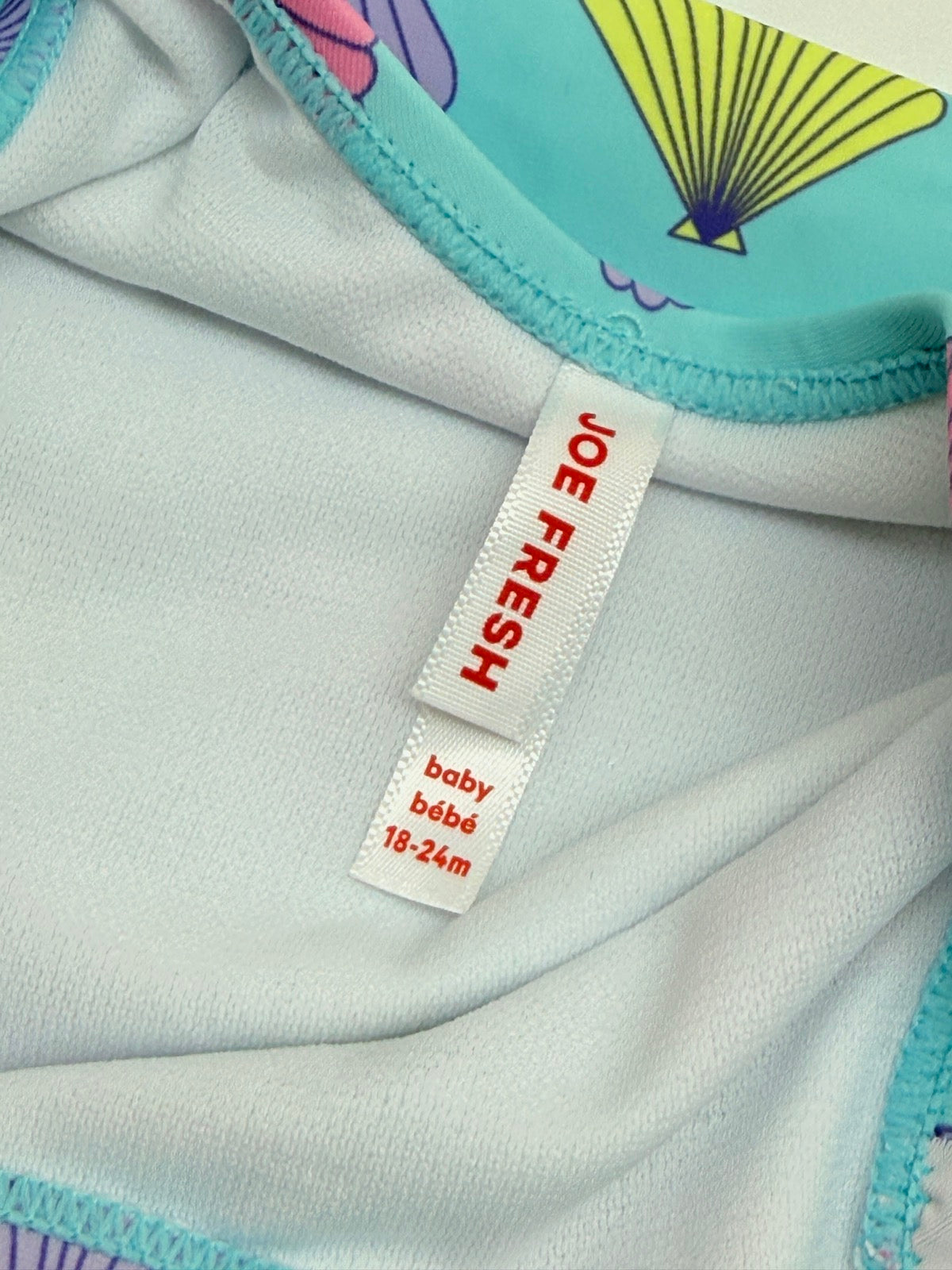 Joe Fresh Seashell One-Piece Swimsuit 18-24m