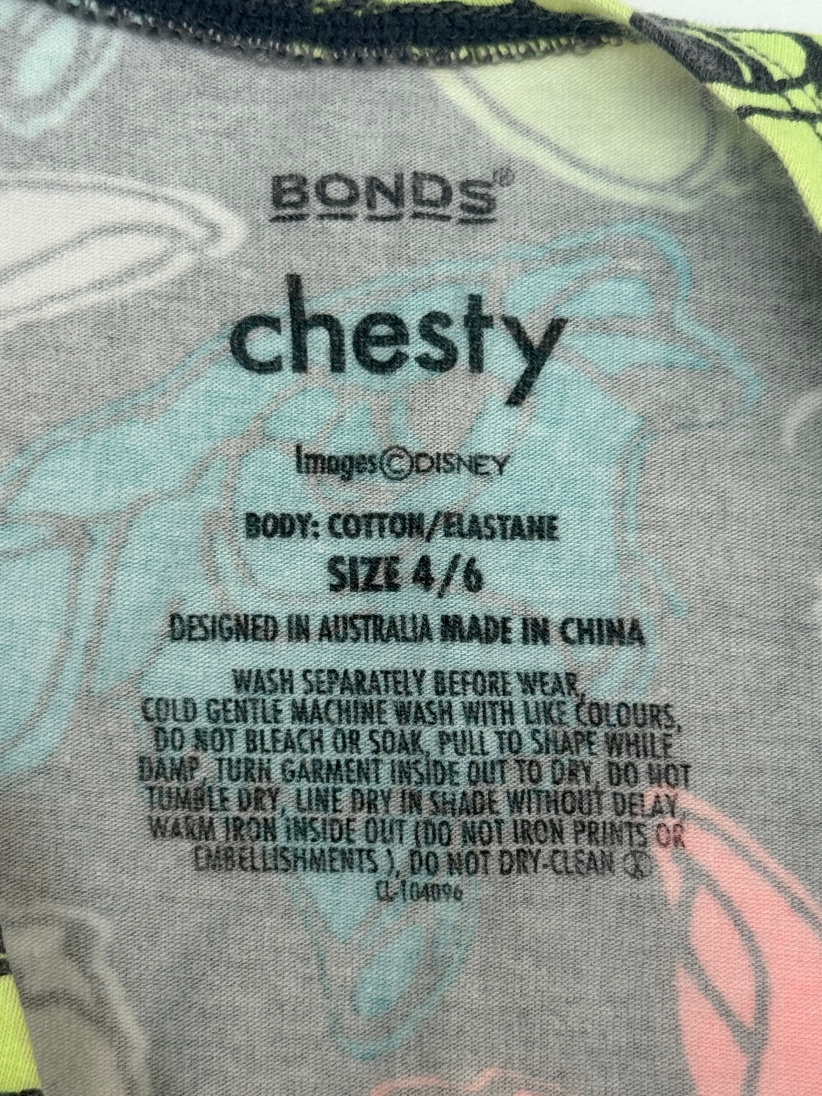 Bonds Chesty Disney Animal Print Tank 4/6