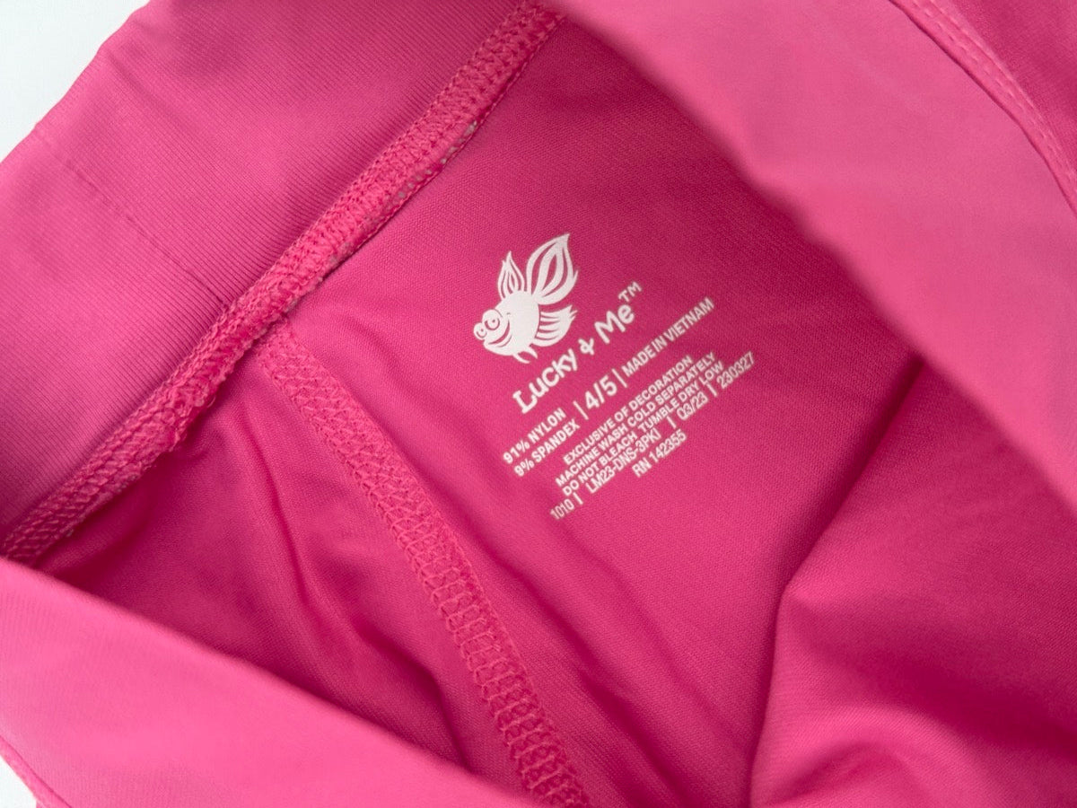 Lucky & Me Pink Bike Shorts Size 4 5