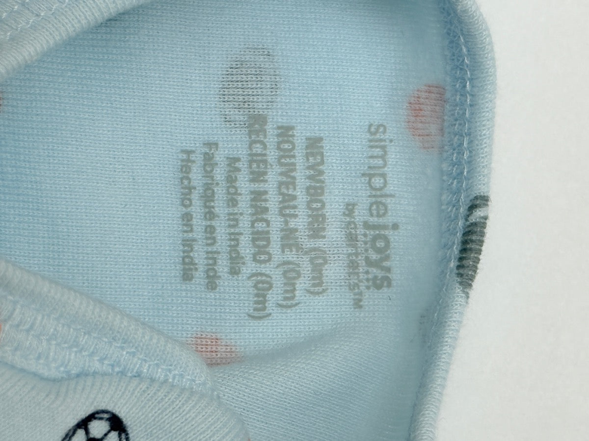 Simple Joys Sports Ball Bodysuit Newborn