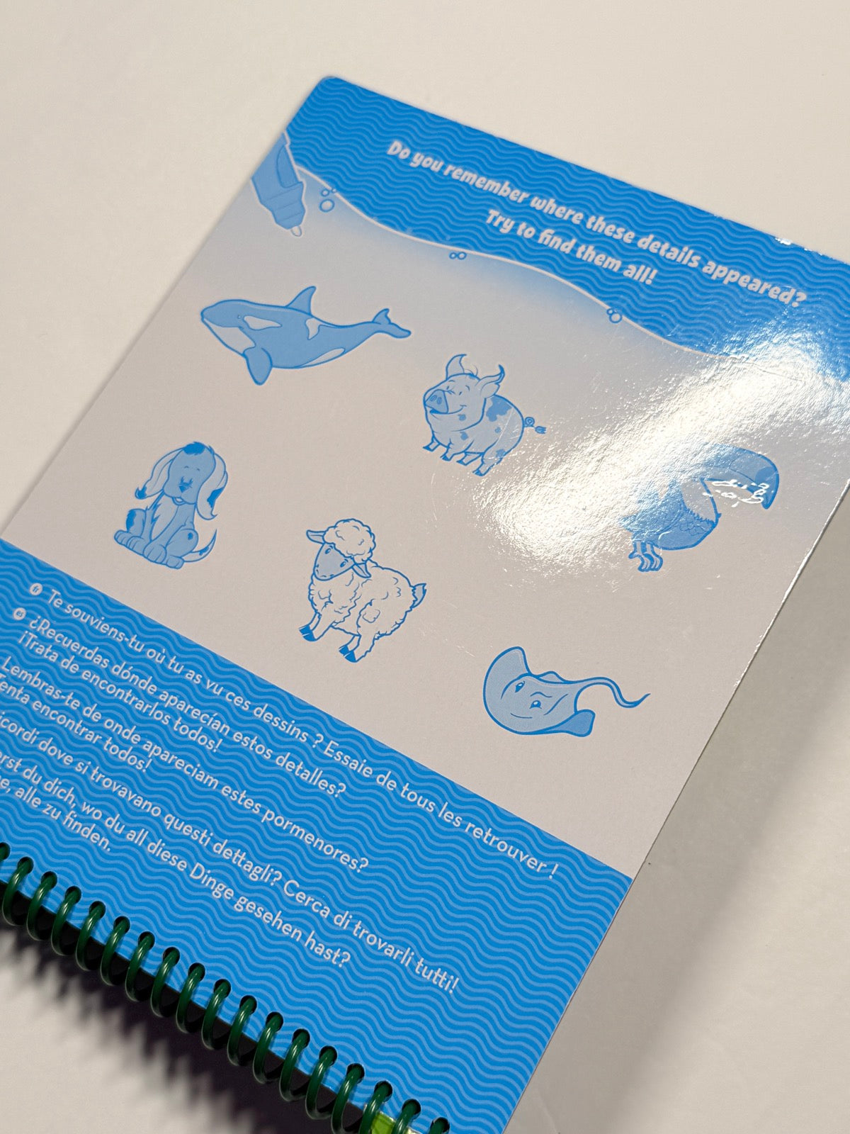 No Mess Water Reveal Animals Coloring Book