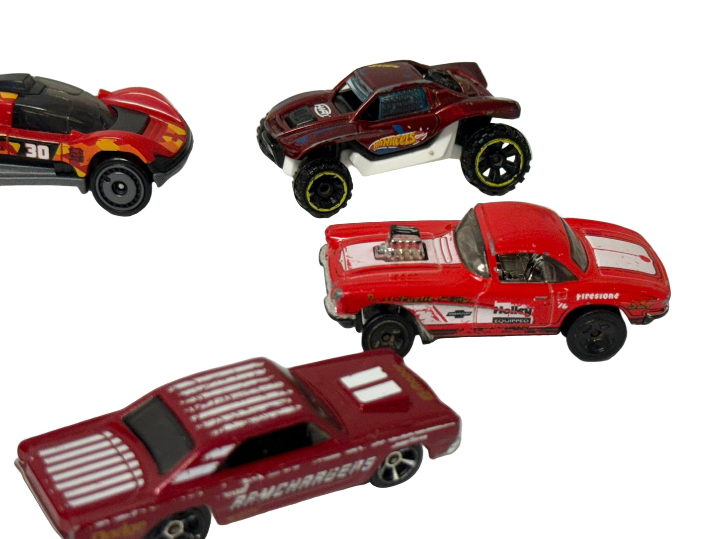 Red Hot Wheels 6pc Bundle